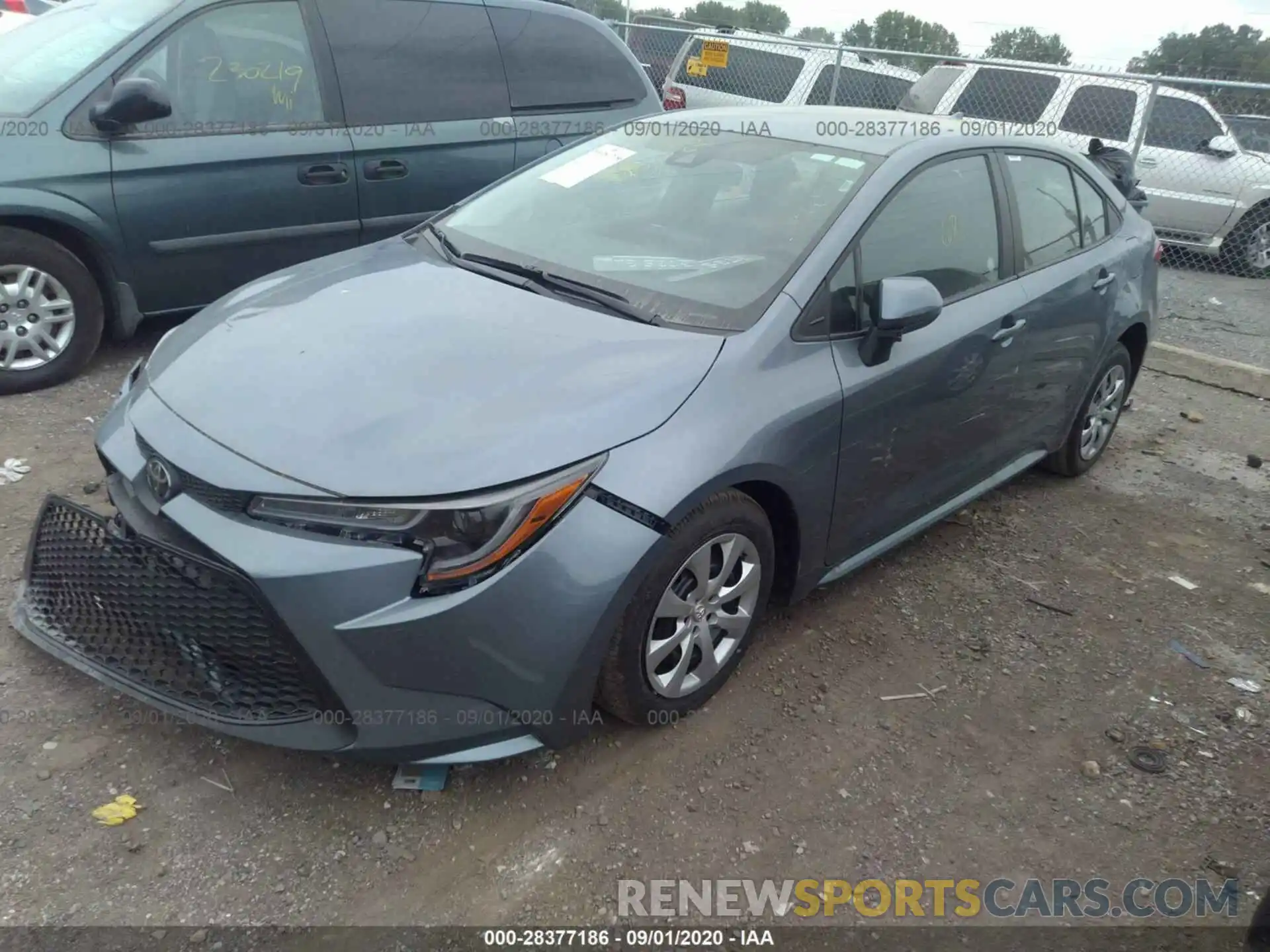 2 Photograph of a damaged car 5YFEPRAE4LP118580 TOYOTA COROLLA 2020