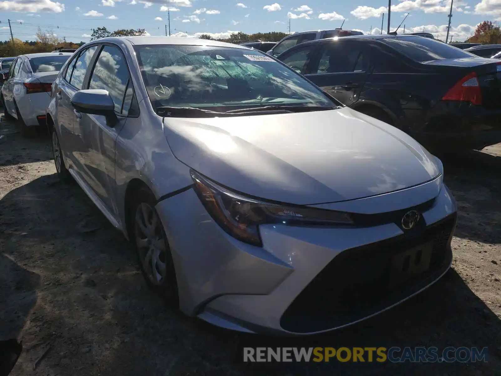 1 Photograph of a damaged car 5YFEPRAE4LP120085 TOYOTA COROLLA 2020