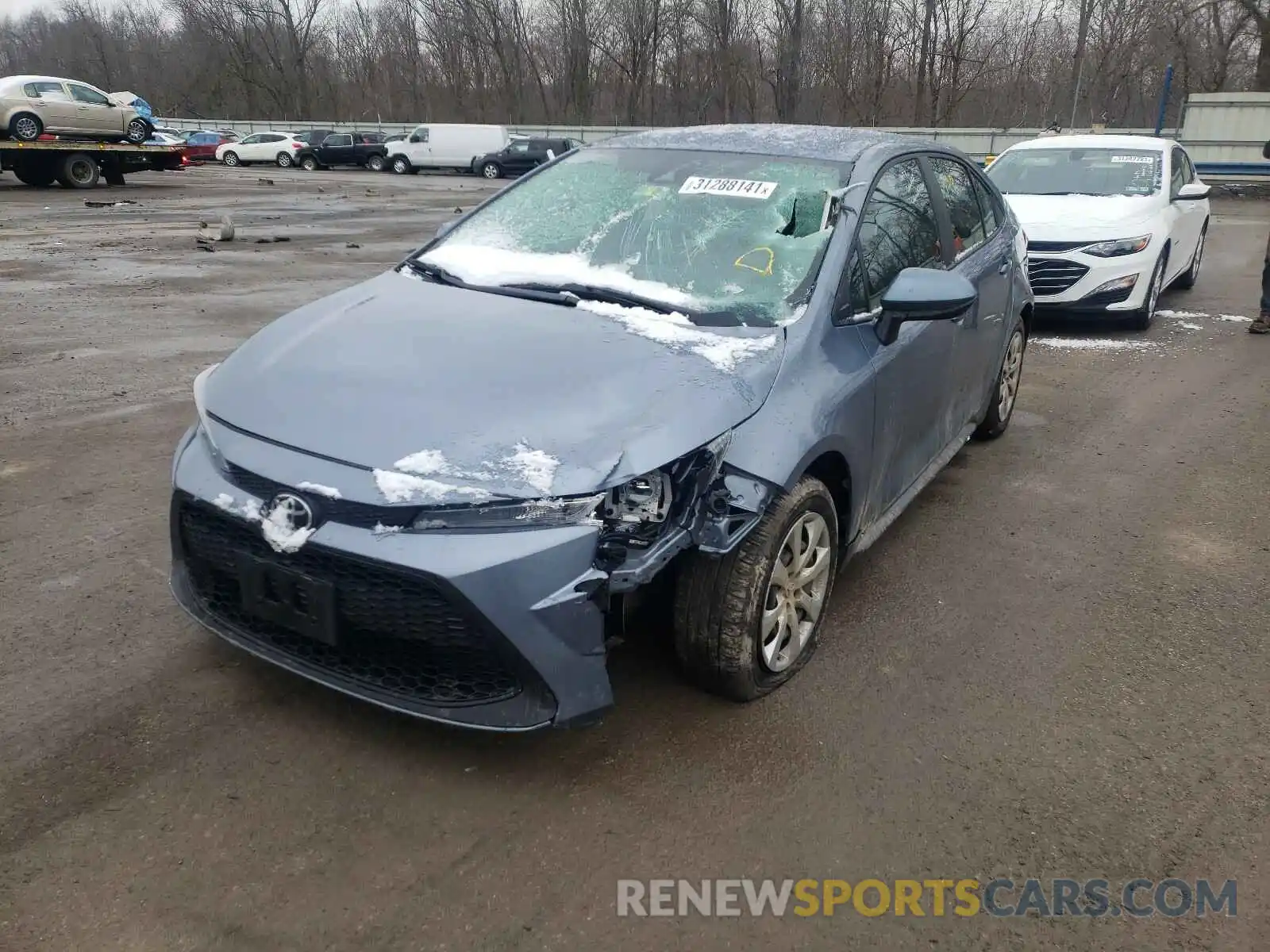 2 Photograph of a damaged car 5YFEPRAE4LP120393 TOYOTA COROLLA 2020