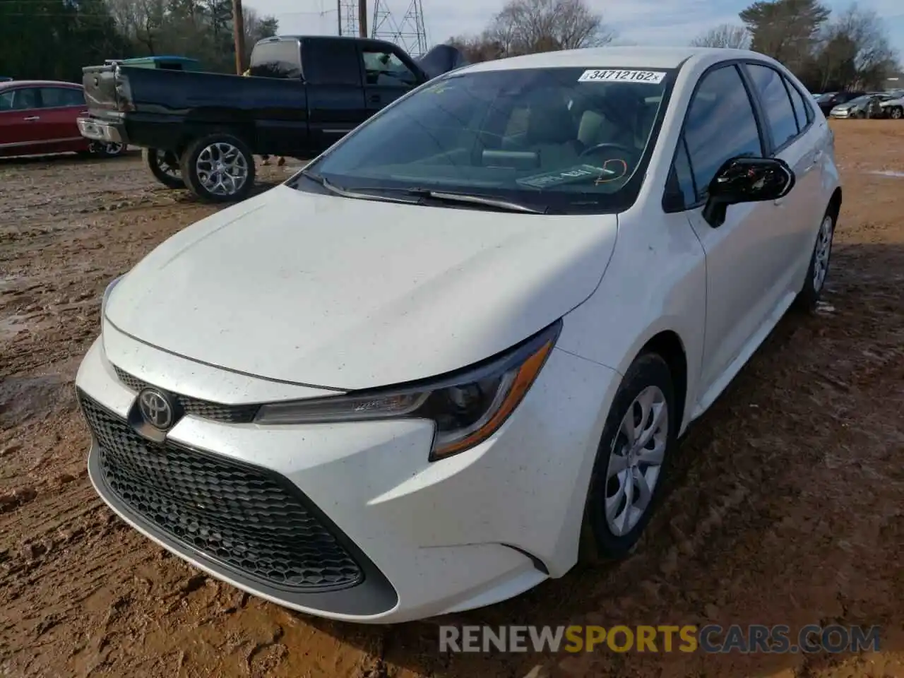 2 Photograph of a damaged car 5YFEPRAE4LP120524 TOYOTA COROLLA 2020