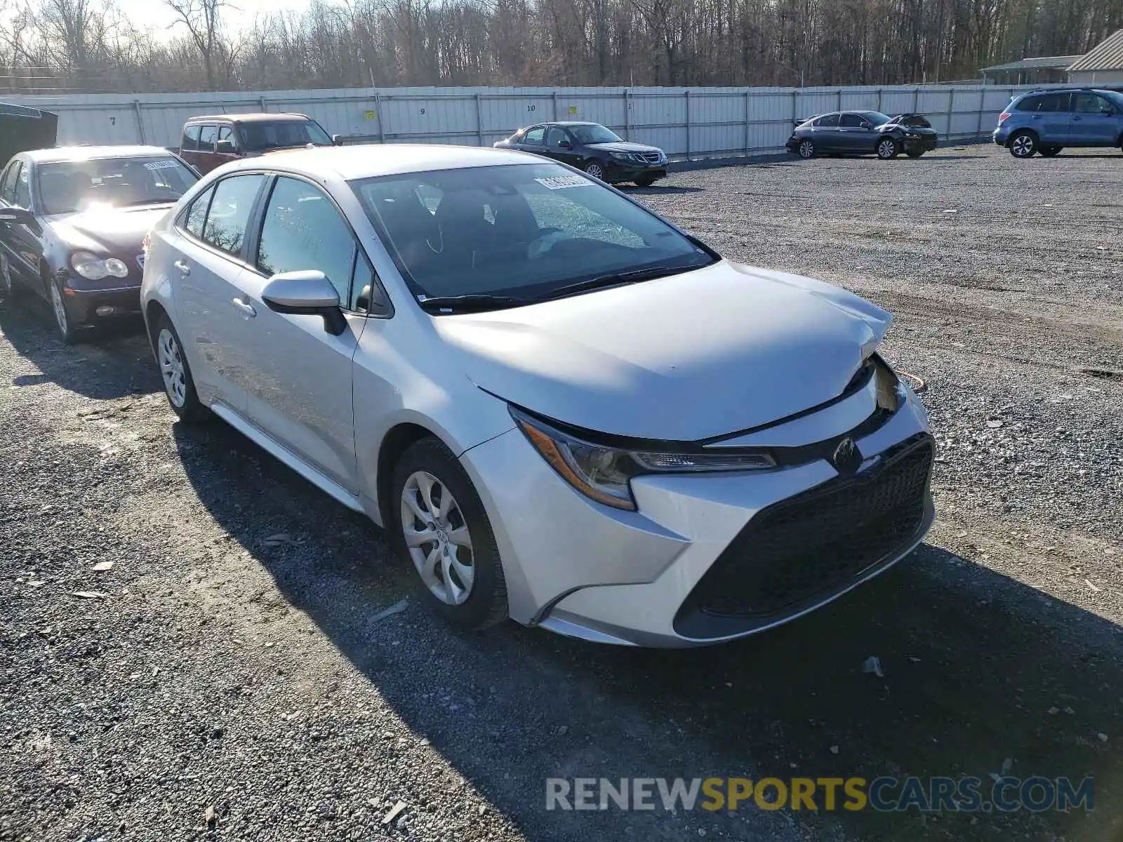 1 Photograph of a damaged car 5YFEPRAE4LP120796 TOYOTA COROLLA 2020