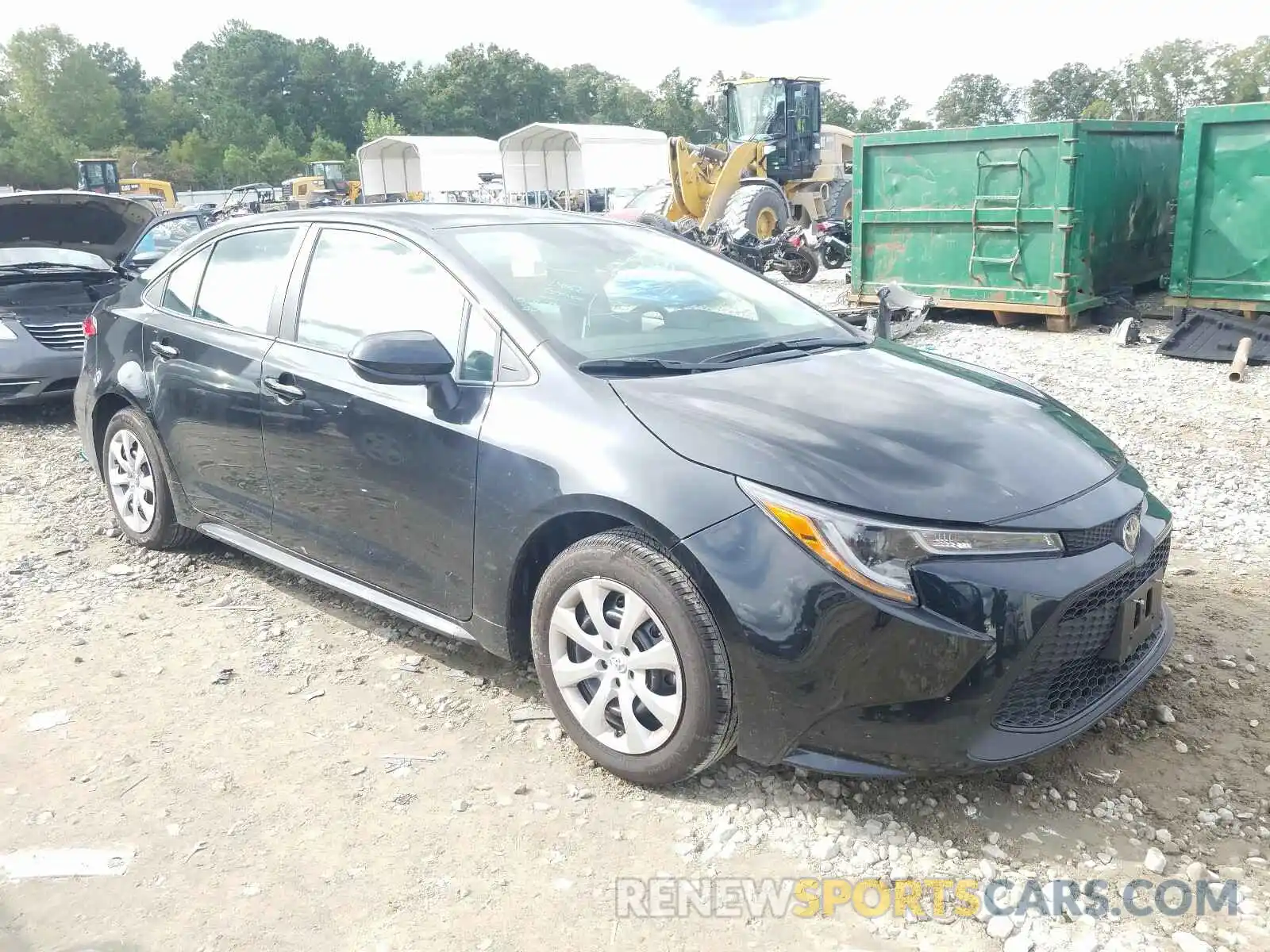 1 Photograph of a damaged car 5YFEPRAE4LP121303 TOYOTA COROLLA 2020