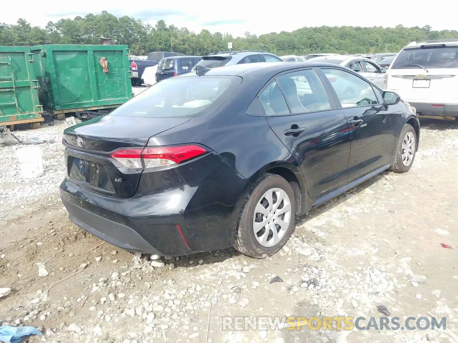 4 Photograph of a damaged car 5YFEPRAE4LP121303 TOYOTA COROLLA 2020