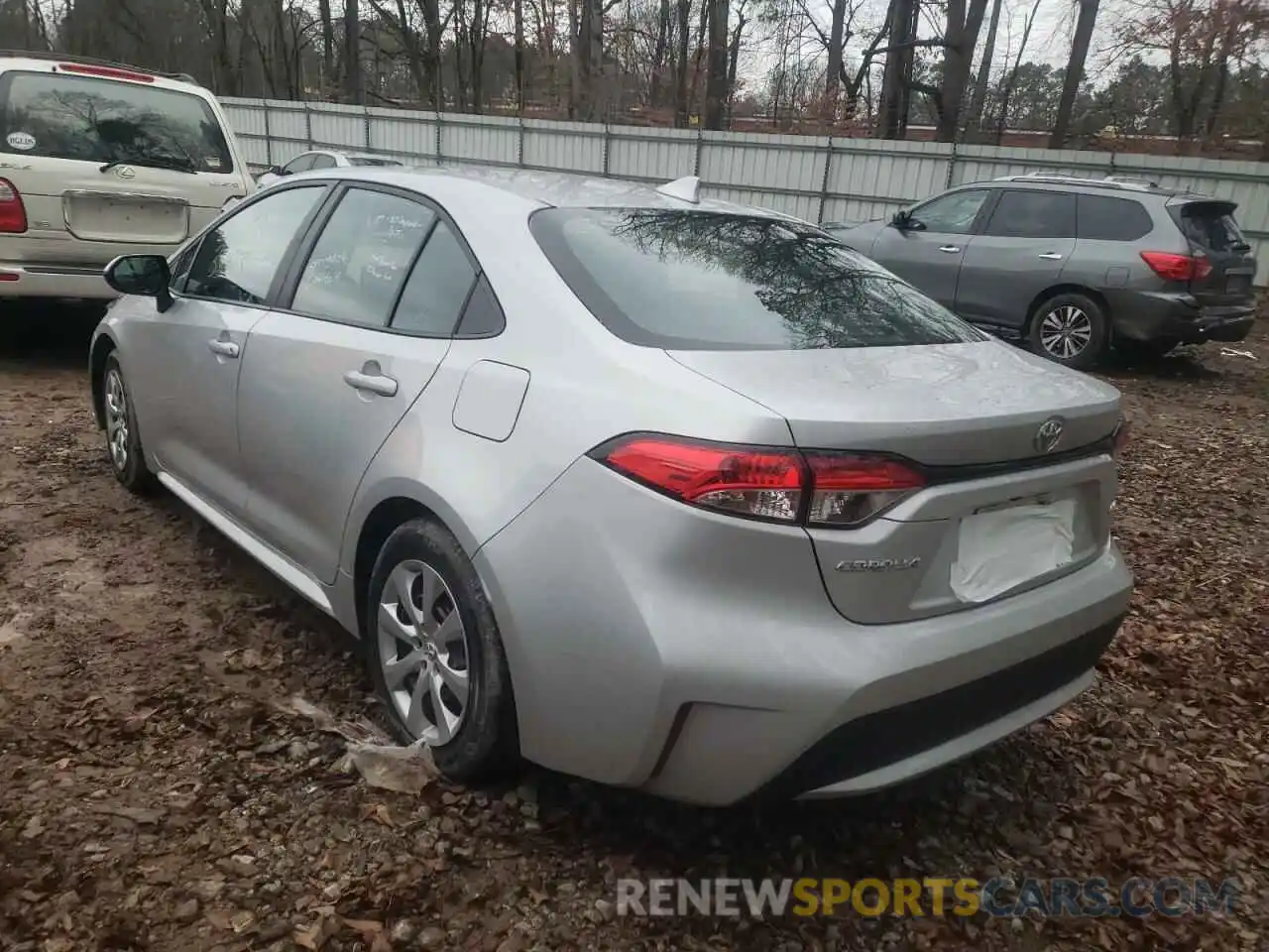 3 Photograph of a damaged car 5YFEPRAE4LP121365 TOYOTA COROLLA 2020