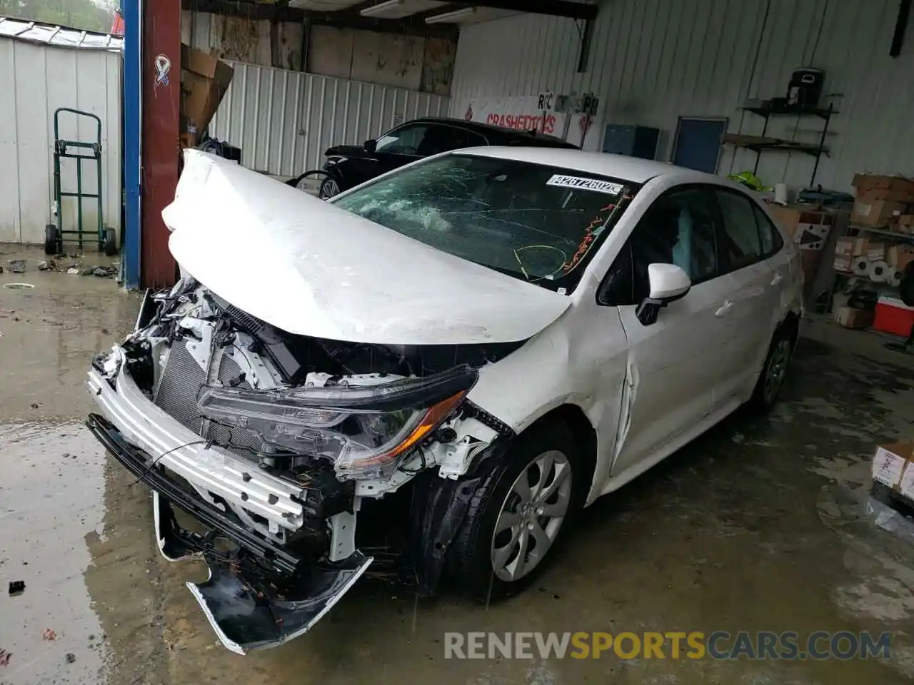 2 Photograph of a damaged car 5YFEPRAE4LP121432 TOYOTA COROLLA 2020