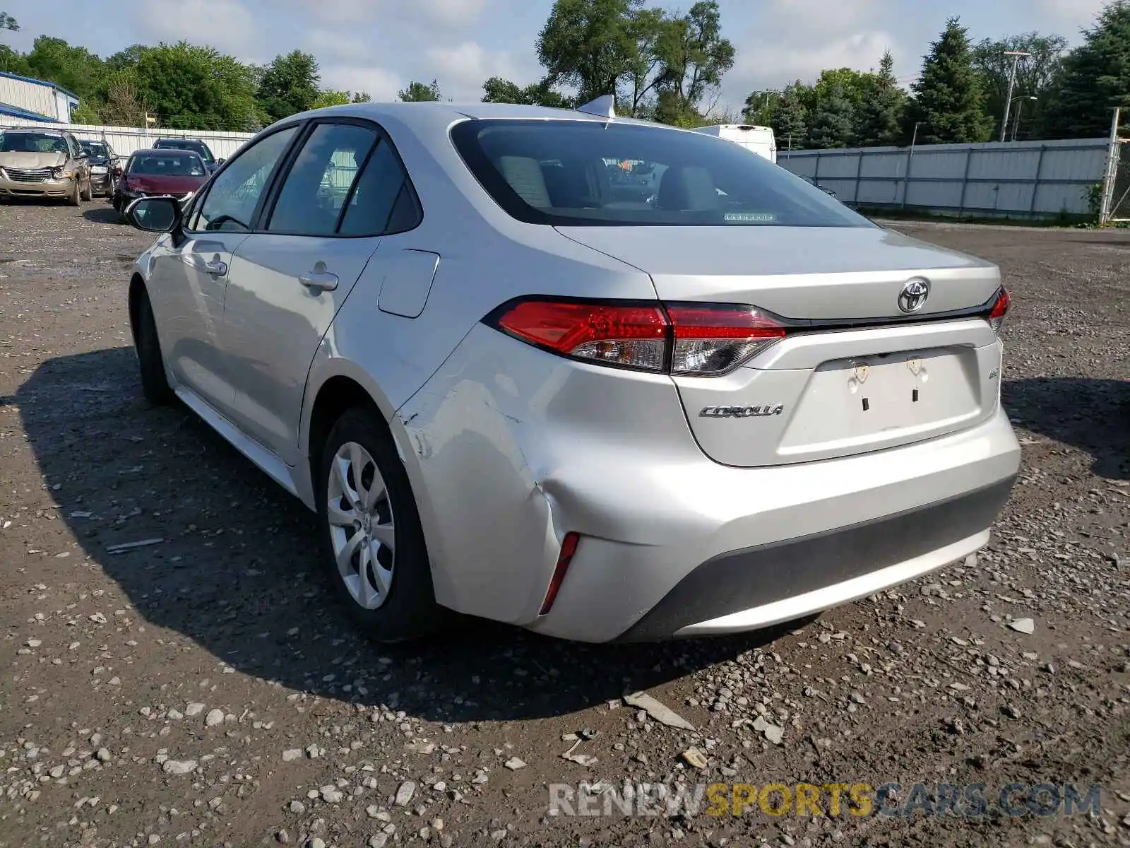 3 Photograph of a damaged car 5YFEPRAE4LP121785 TOYOTA COROLLA 2020