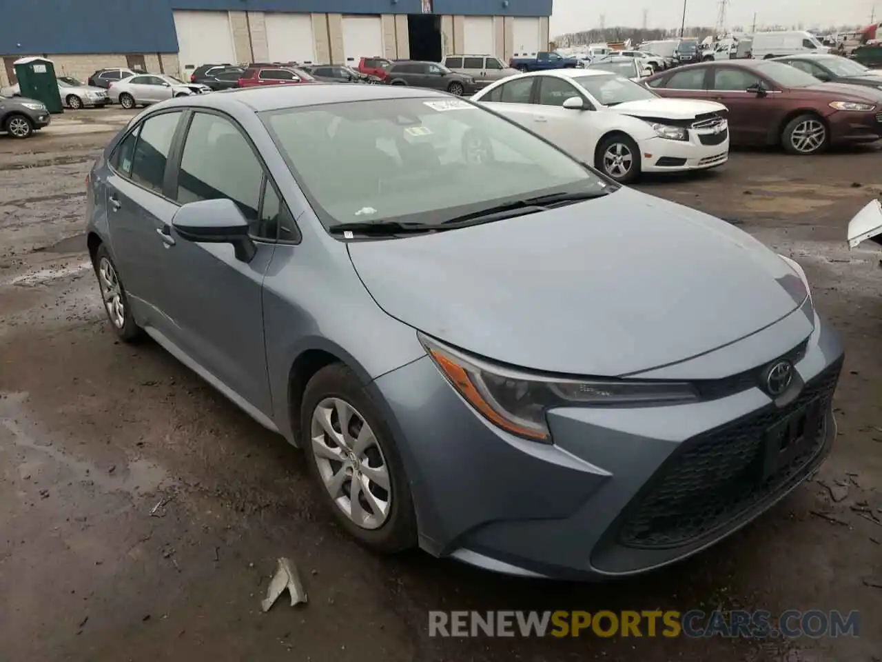 1 Photograph of a damaged car 5YFEPRAE4LP121818 TOYOTA COROLLA 2020