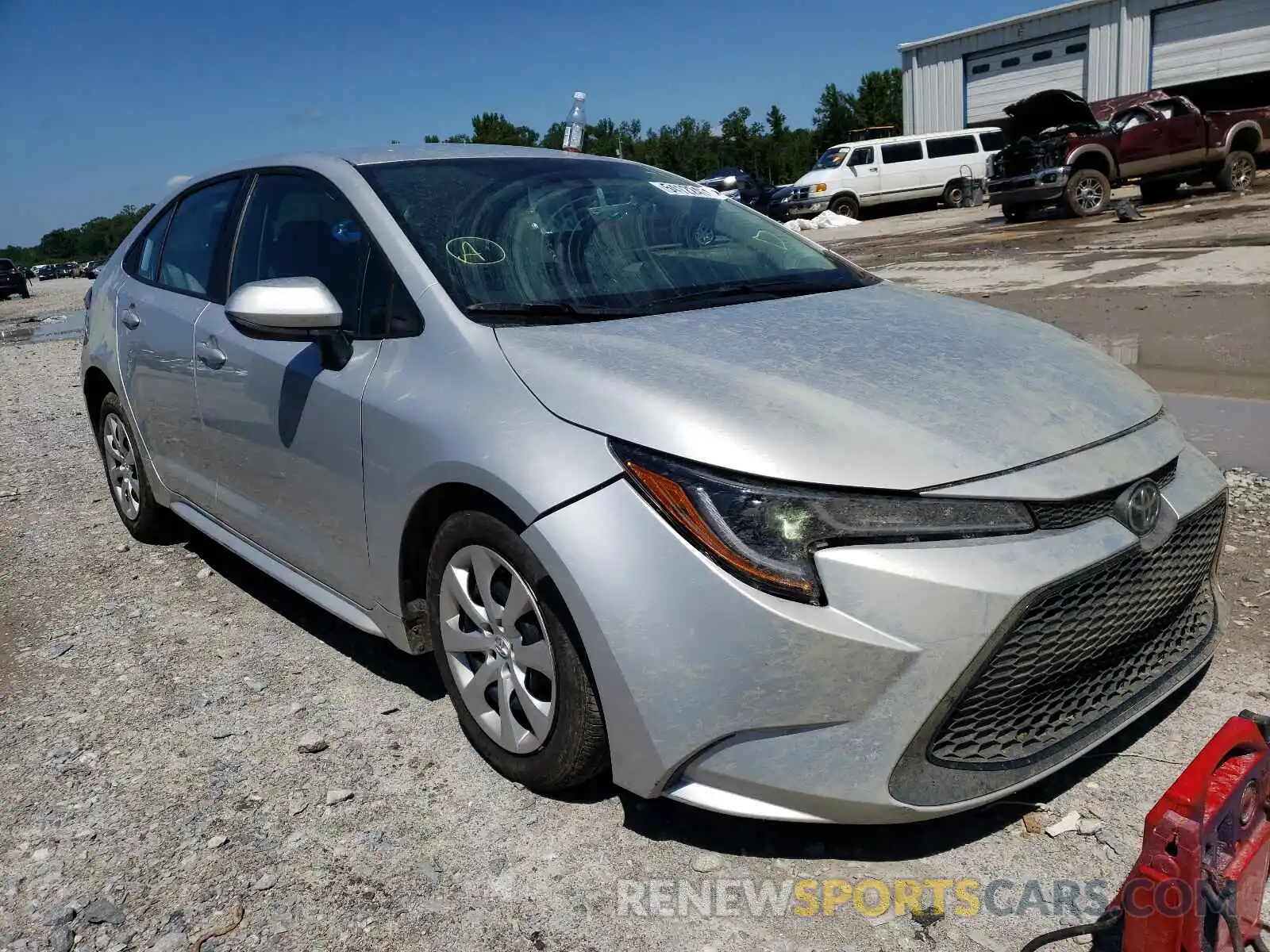 1 Photograph of a damaged car 5YFEPRAE4LP122158 TOYOTA COROLLA 2020