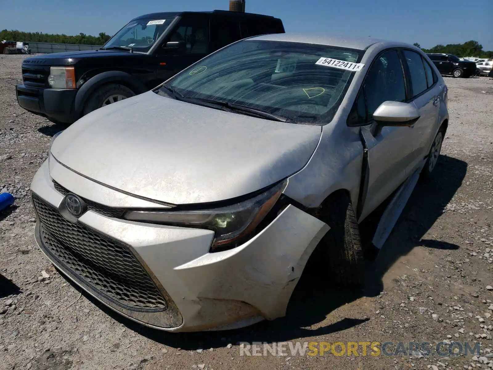 2 Photograph of a damaged car 5YFEPRAE4LP122158 TOYOTA COROLLA 2020