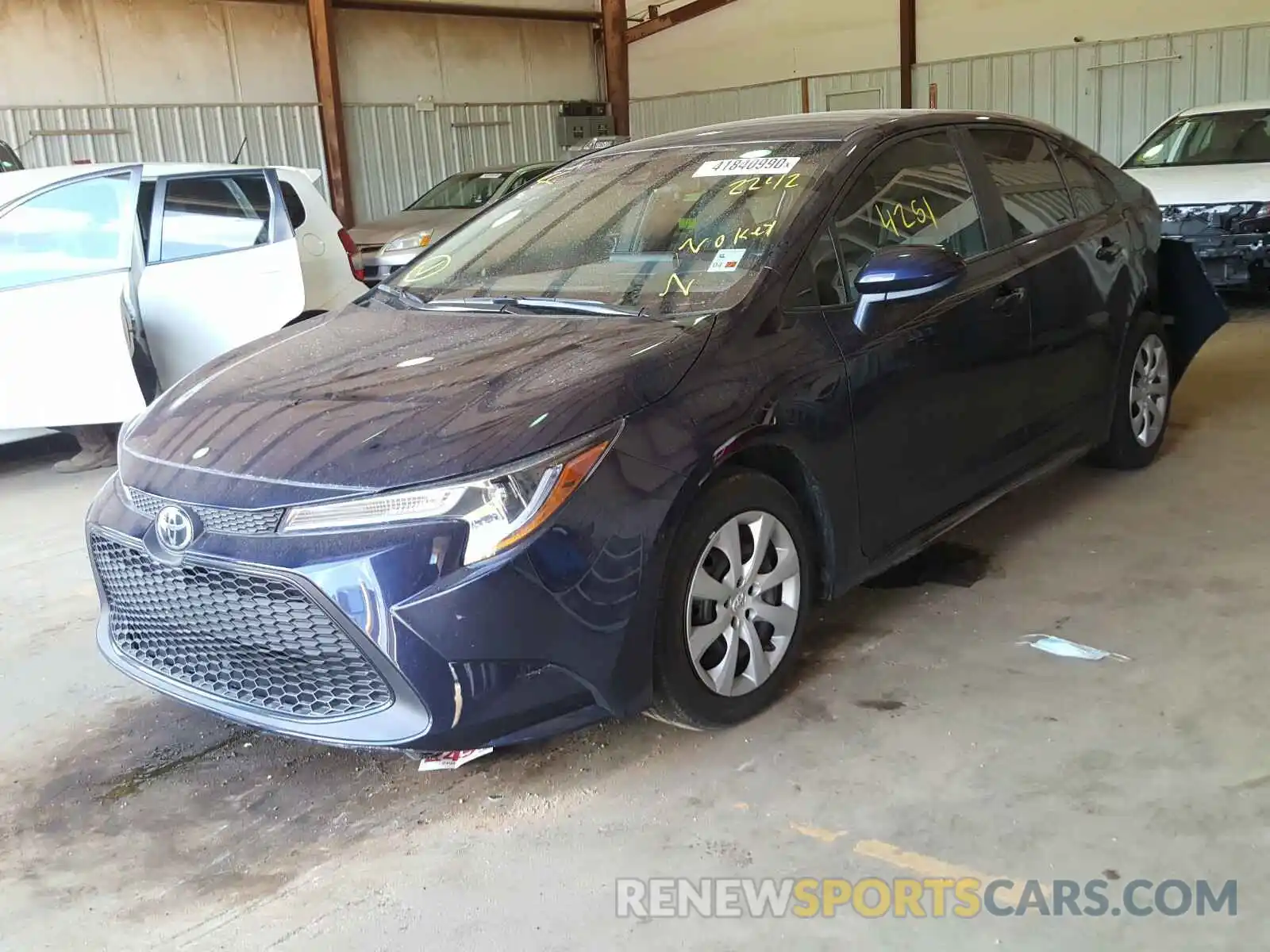 2 Photograph of a damaged car 5YFEPRAE4LP122242 TOYOTA COROLLA 2020