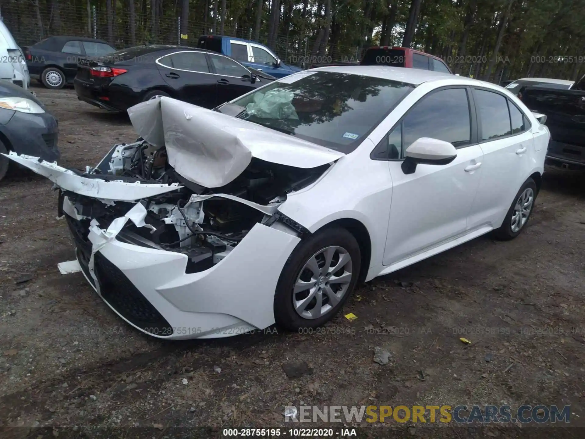 2 Photograph of a damaged car 5YFEPRAE4LP122743 TOYOTA COROLLA 2020