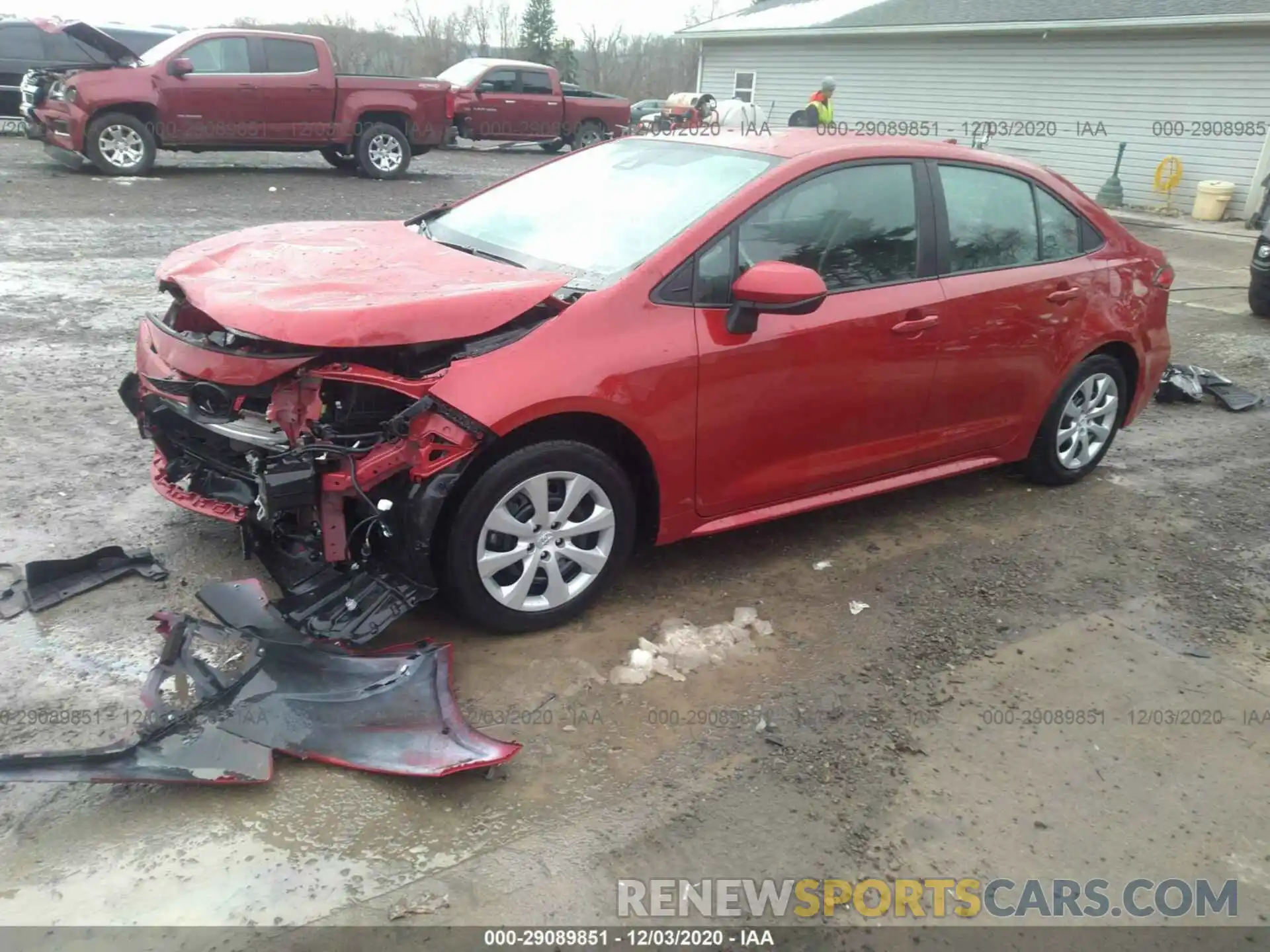 2 Photograph of a damaged car 5YFEPRAE4LP123231 TOYOTA COROLLA 2020