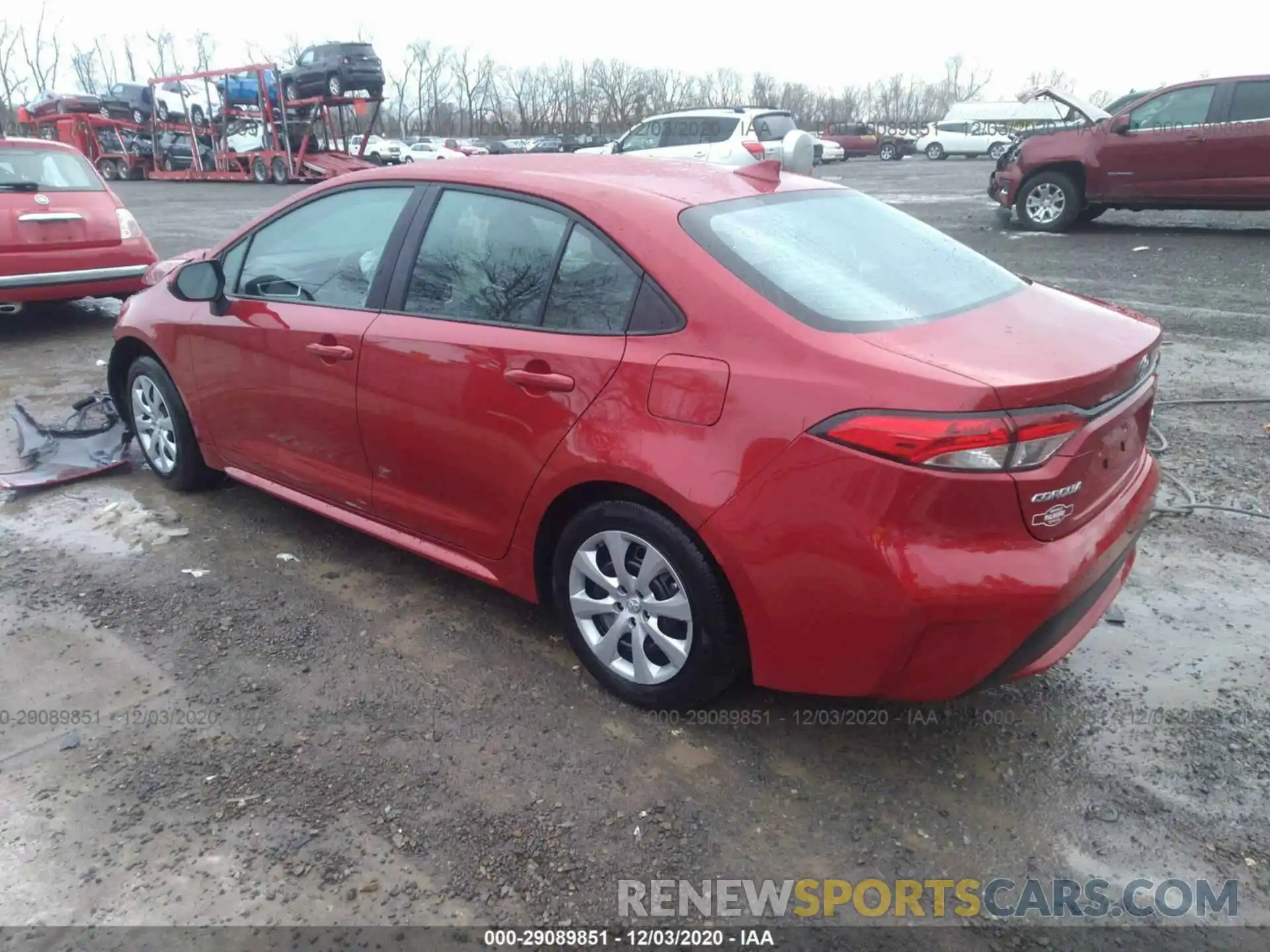 3 Photograph of a damaged car 5YFEPRAE4LP123231 TOYOTA COROLLA 2020