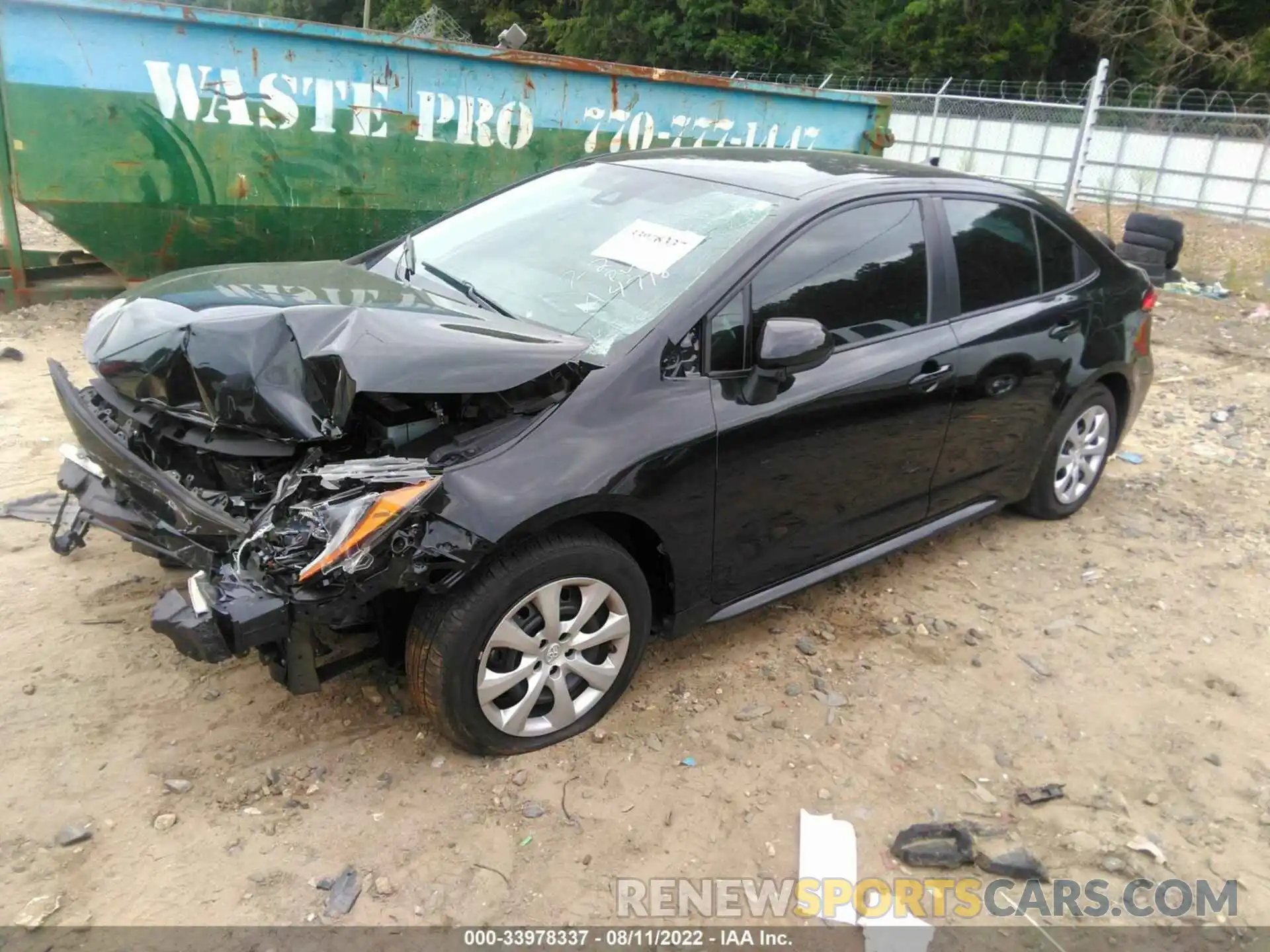 2 Photograph of a damaged car 5YFEPRAE4LP124718 TOYOTA COROLLA 2020