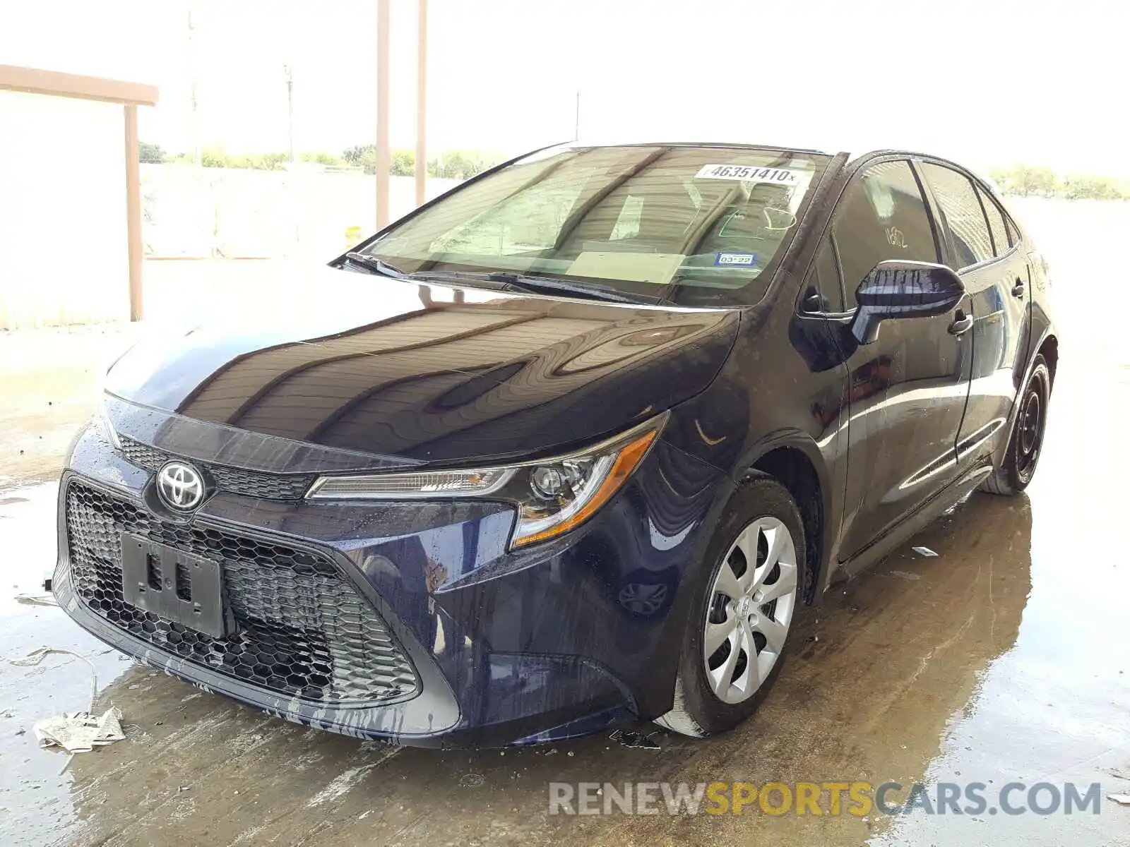 2 Photograph of a damaged car 5YFEPRAE4LP125903 TOYOTA COROLLA 2020