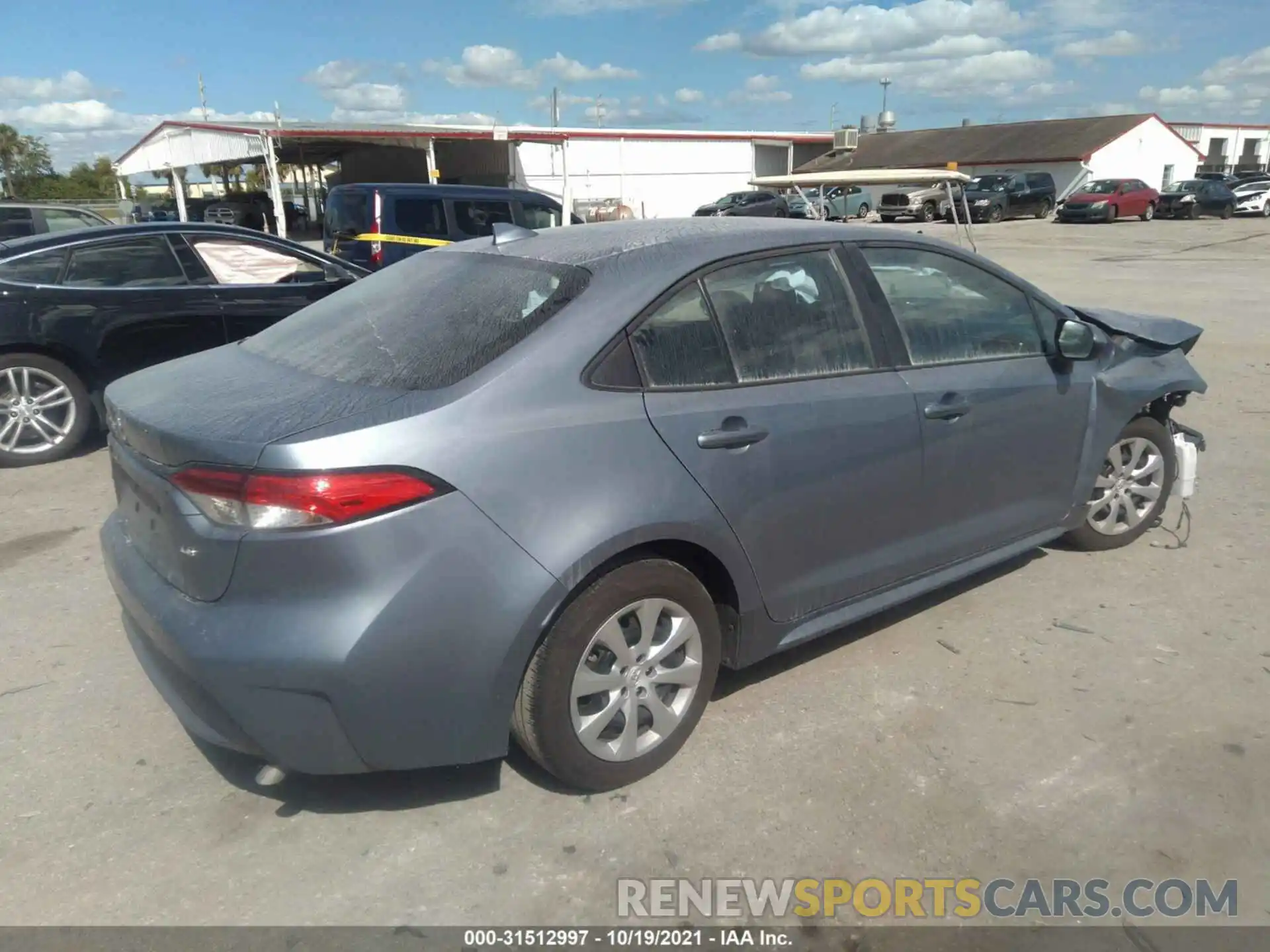 4 Photograph of a damaged car 5YFEPRAE4LP126212 TOYOTA COROLLA 2020