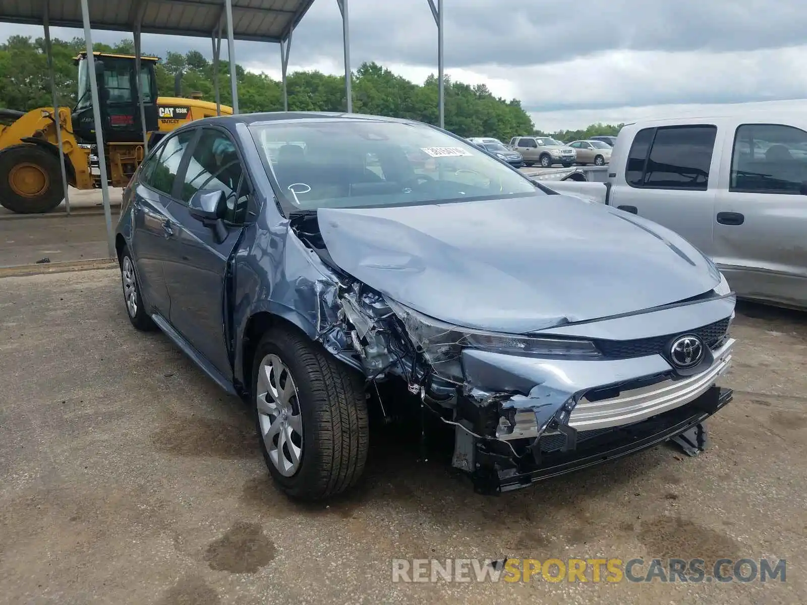 1 Photograph of a damaged car 5YFEPRAE4LP126887 TOYOTA COROLLA 2020