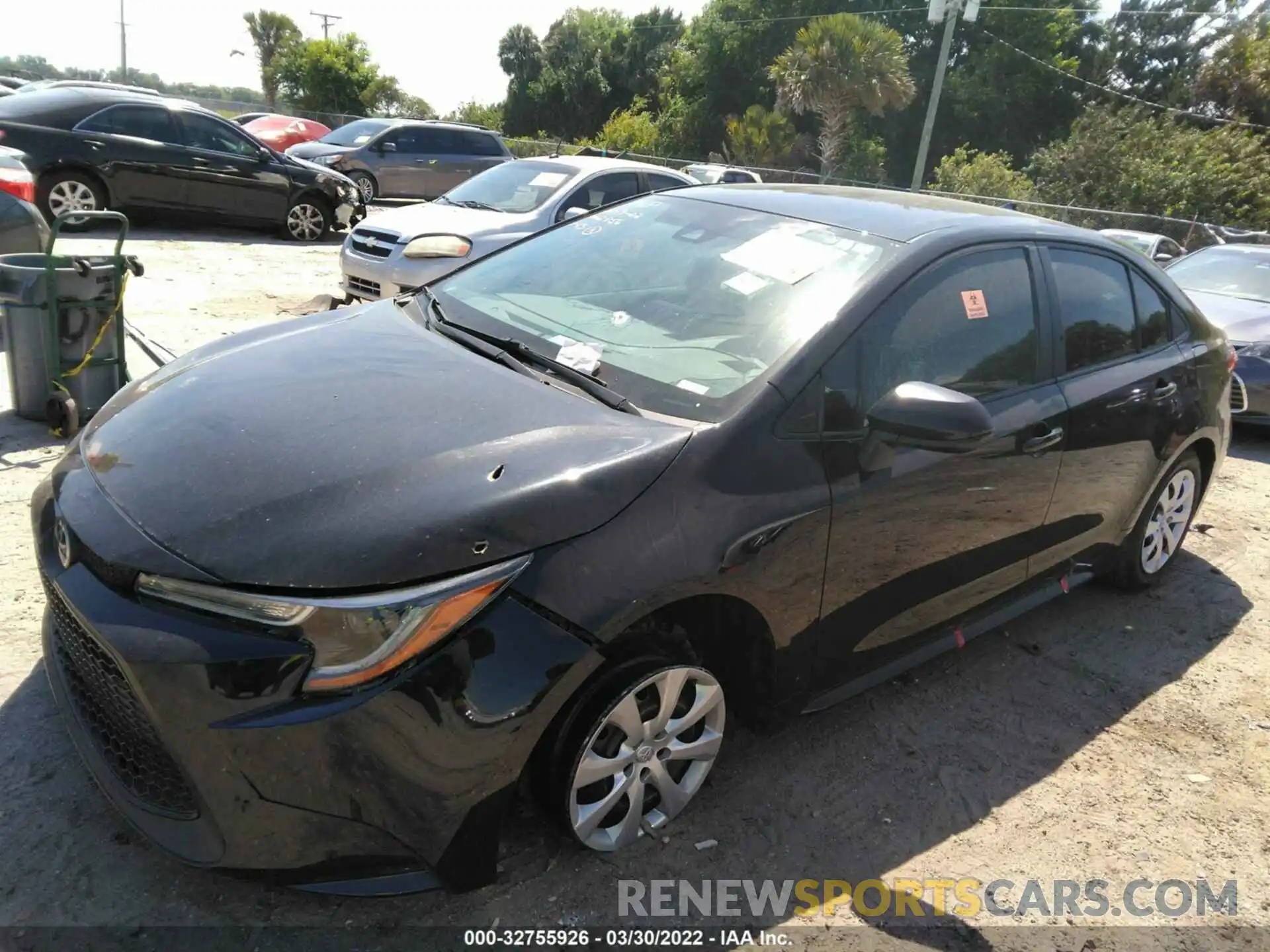 2 Photograph of a damaged car 5YFEPRAE4LP127036 TOYOTA COROLLA 2020