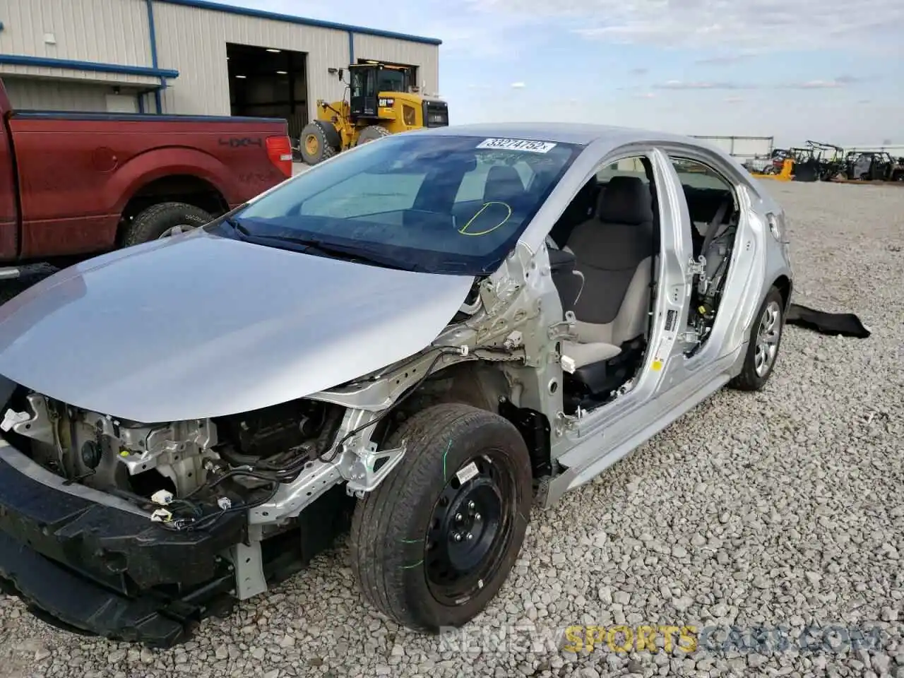 2 Photograph of a damaged car 5YFEPRAE4LP128543 TOYOTA COROLLA 2020