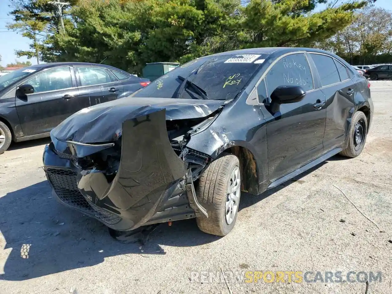 2 Photograph of a damaged car 5YFEPRAE4LP129126 TOYOTA COROLLA 2020