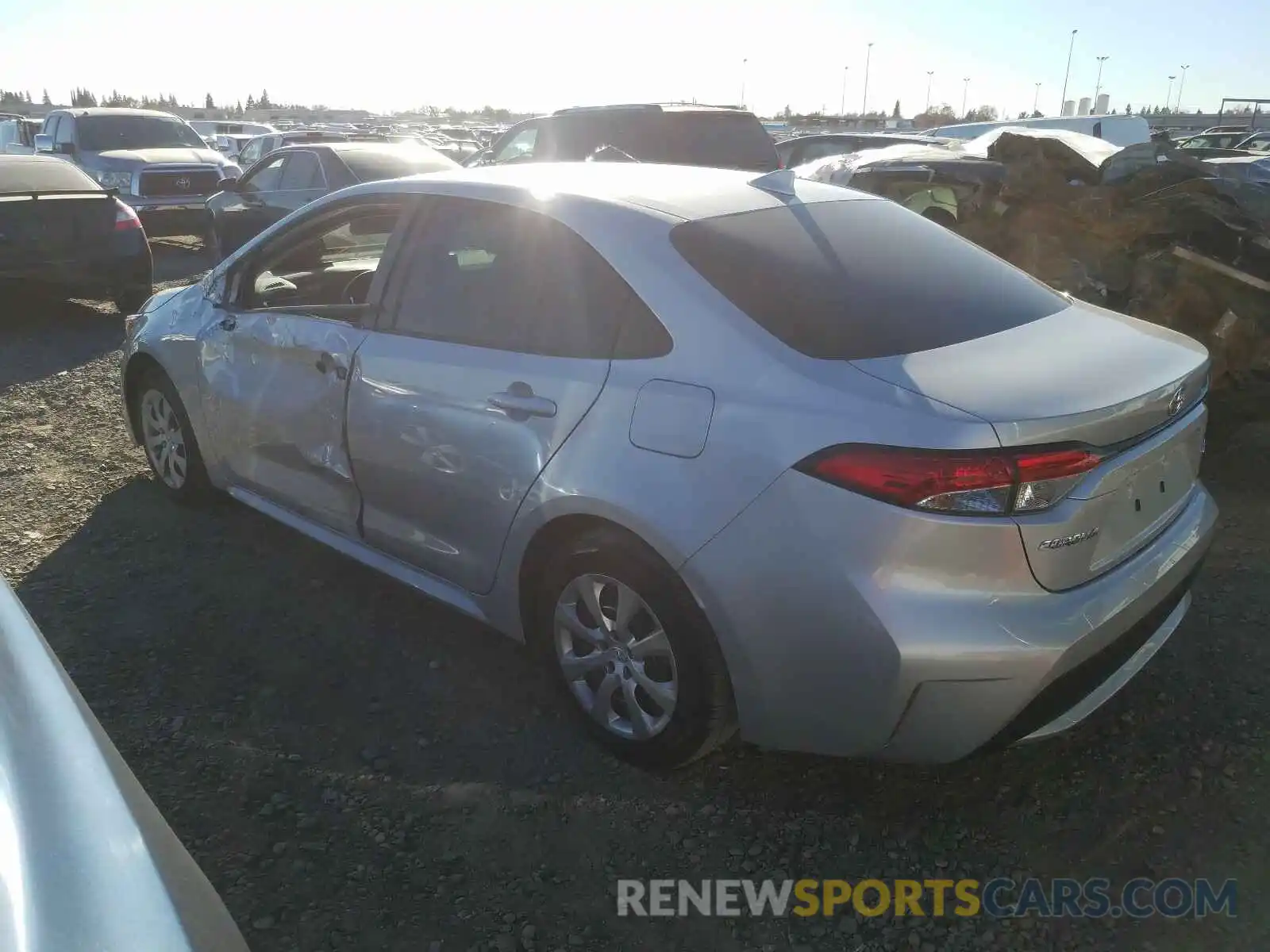 3 Photograph of a damaged car 5YFEPRAE4LP129305 TOYOTA COROLLA 2020