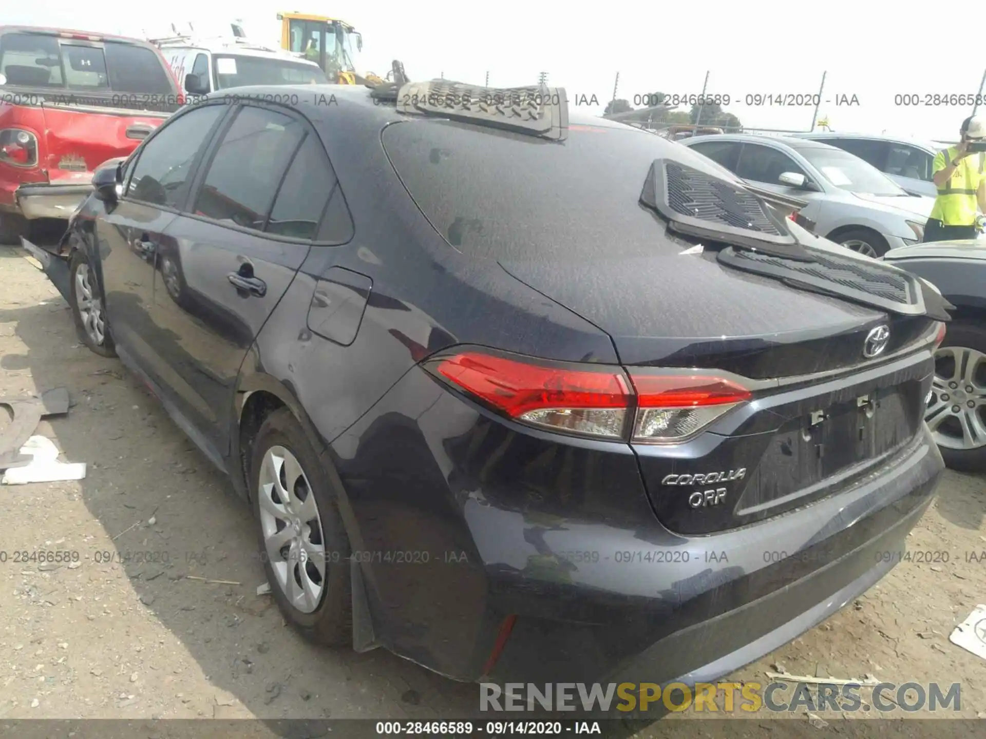 3 Photograph of a damaged car 5YFEPRAE4LP131992 TOYOTA COROLLA 2020