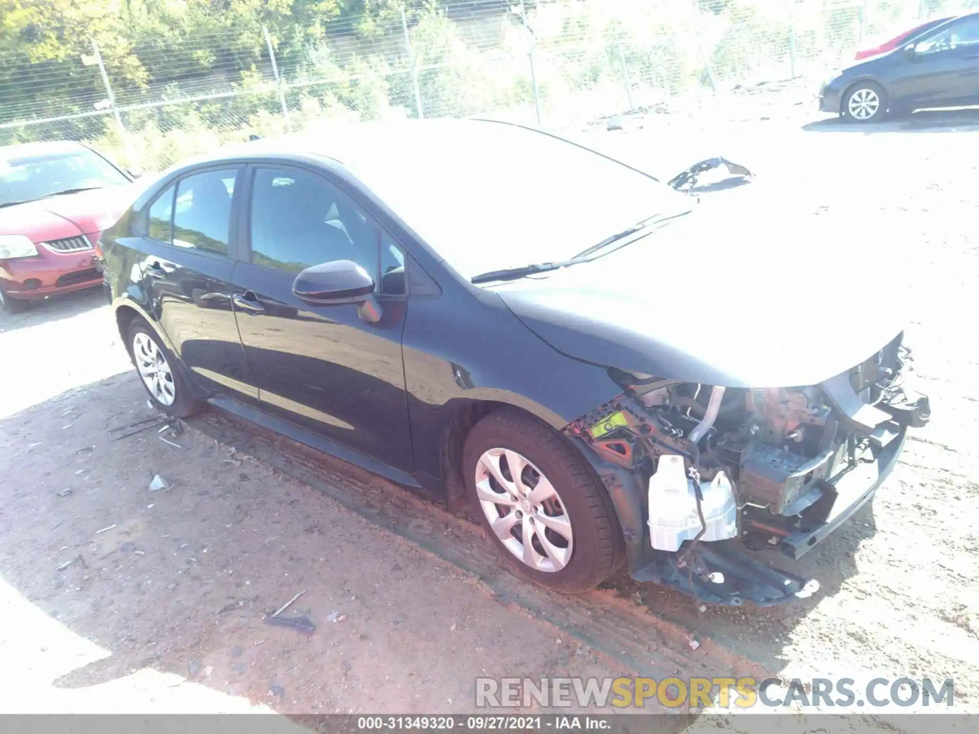 1 Photograph of a damaged car 5YFEPRAE4LP132480 TOYOTA COROLLA 2020