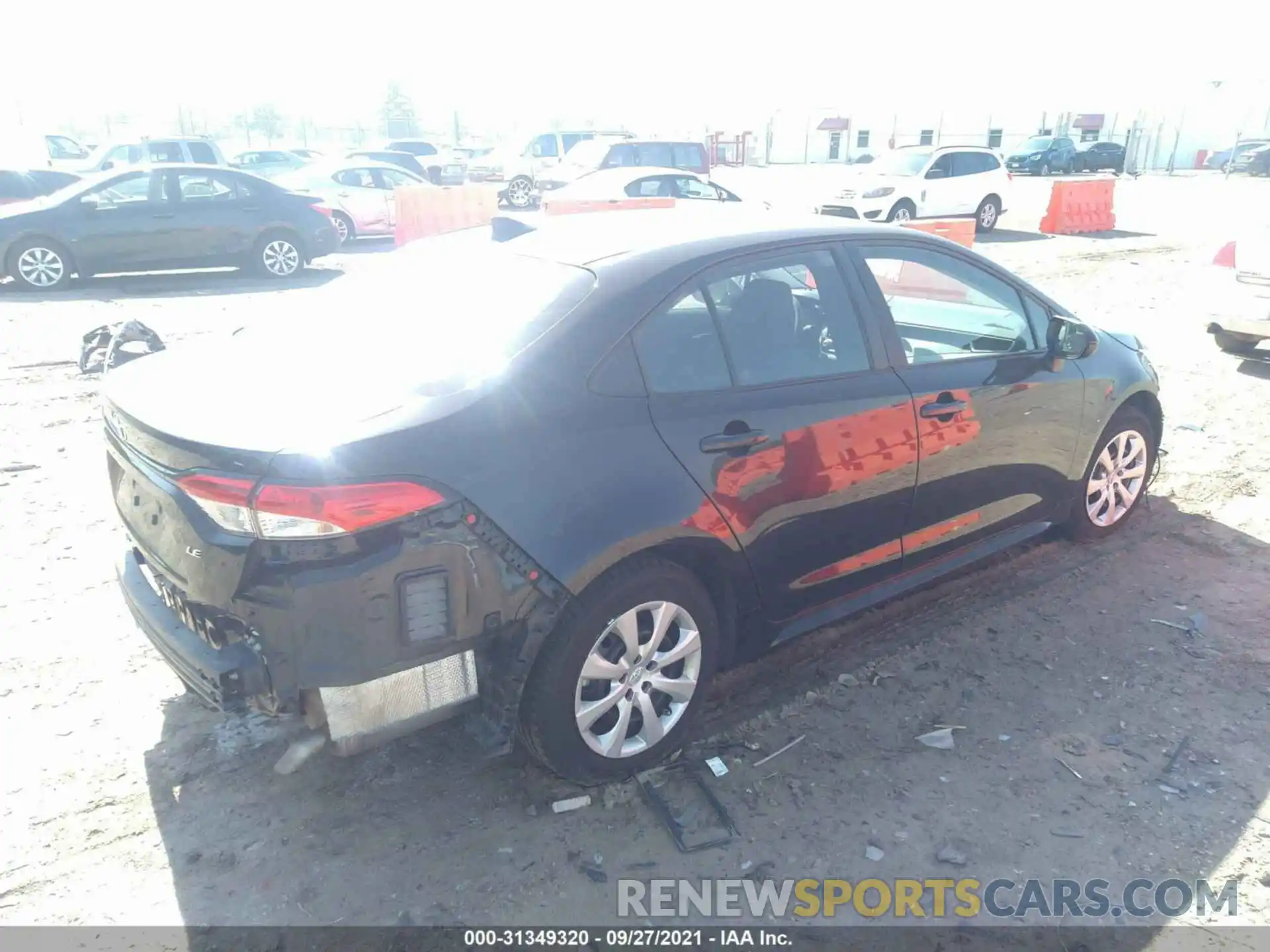 4 Photograph of a damaged car 5YFEPRAE4LP132480 TOYOTA COROLLA 2020