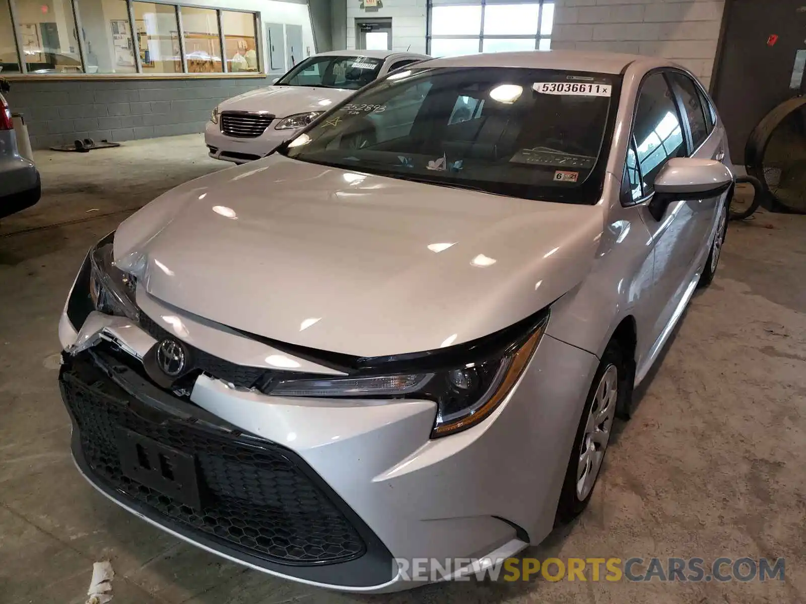 2 Photograph of a damaged car 5YFEPRAE4LP132608 TOYOTA COROLLA 2020