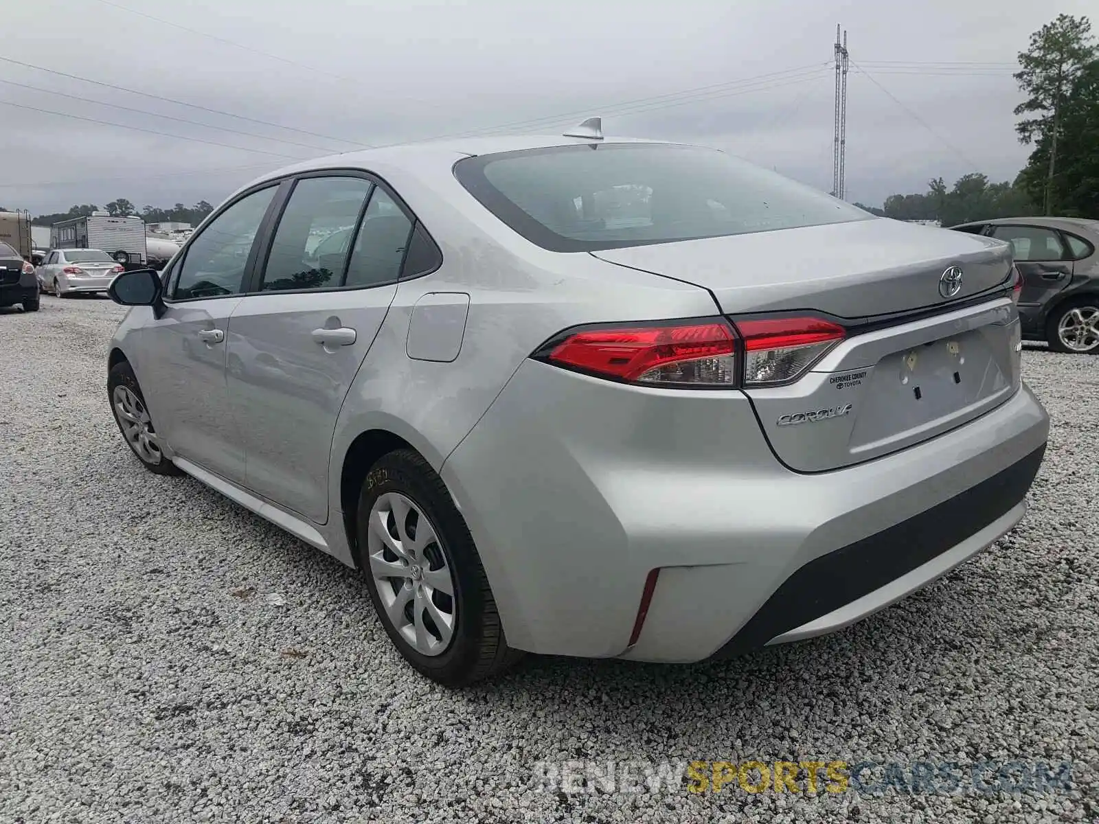 3 Photograph of a damaged car 5YFEPRAE4LP134374 TOYOTA COROLLA 2020