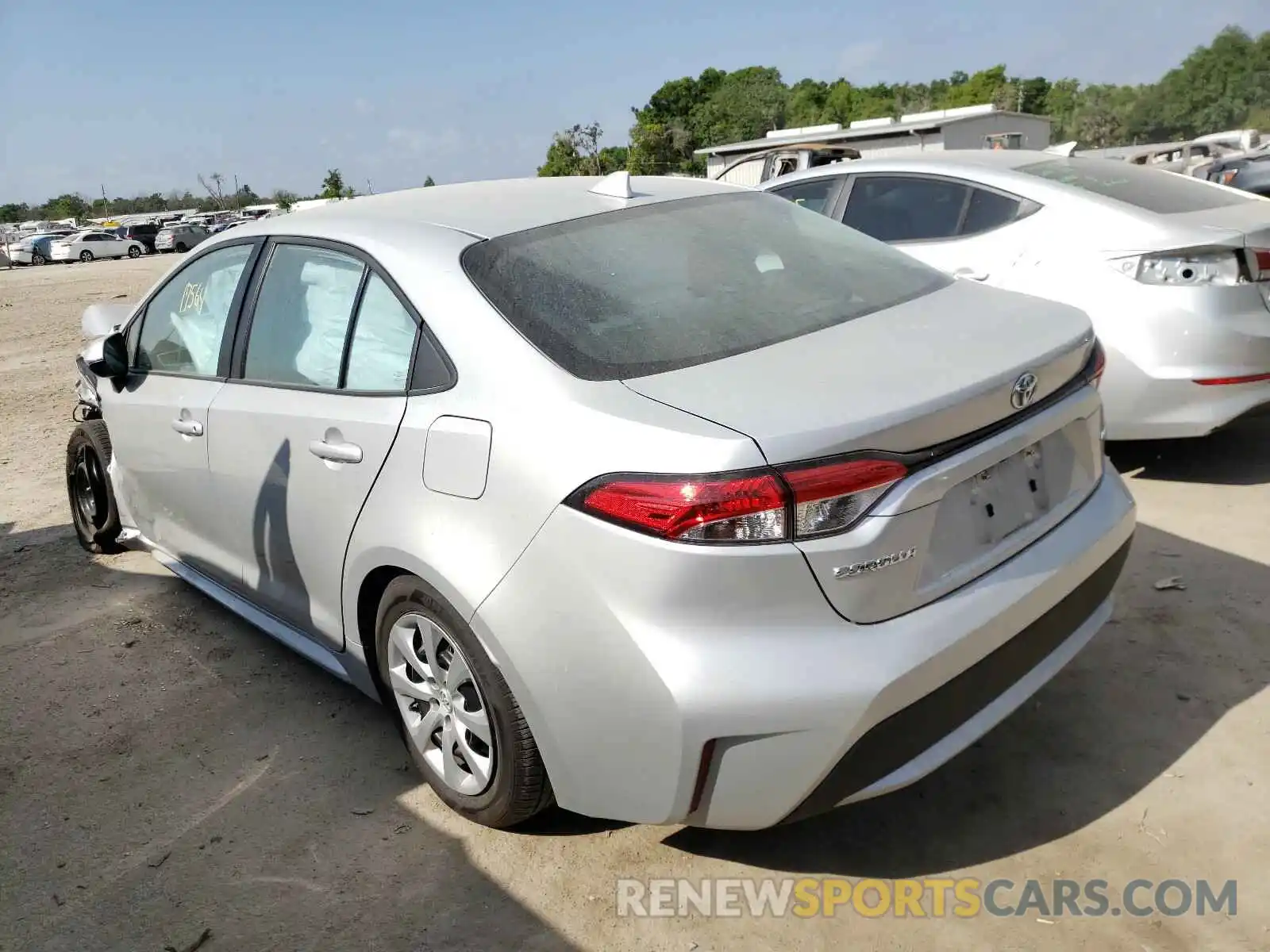 3 Photograph of a damaged car 5YFEPRAE4LP134617 TOYOTA COROLLA 2020