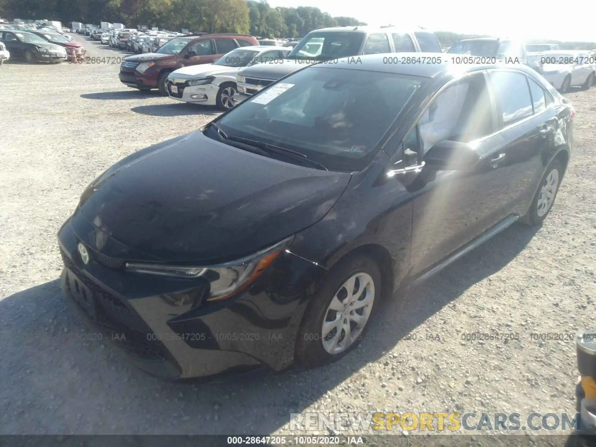 2 Photograph of a damaged car 5YFEPRAE4LP134679 TOYOTA COROLLA 2020