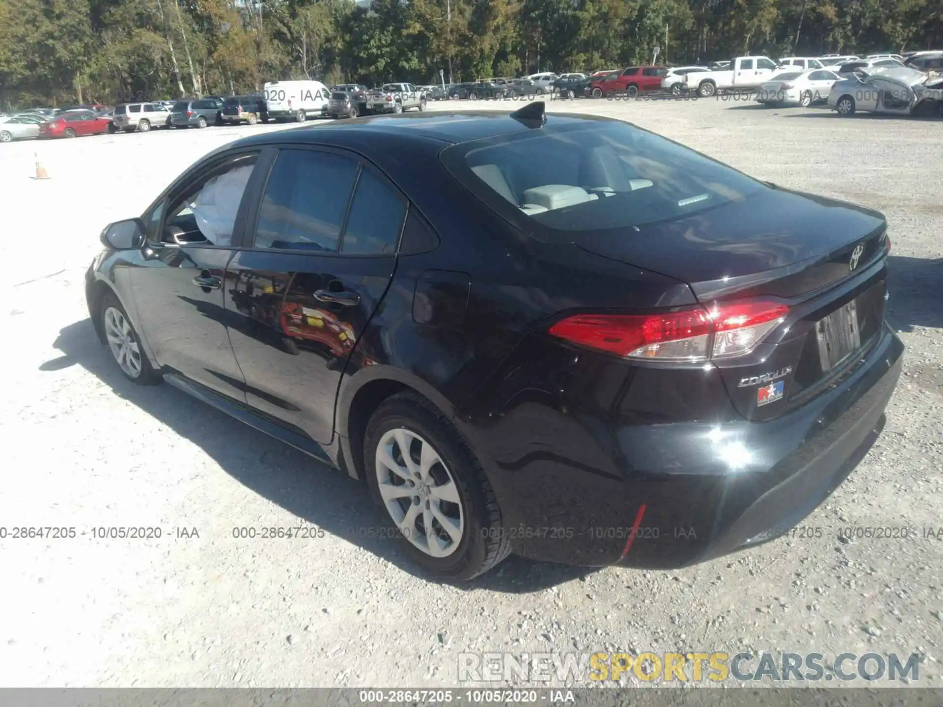 3 Photograph of a damaged car 5YFEPRAE4LP134679 TOYOTA COROLLA 2020