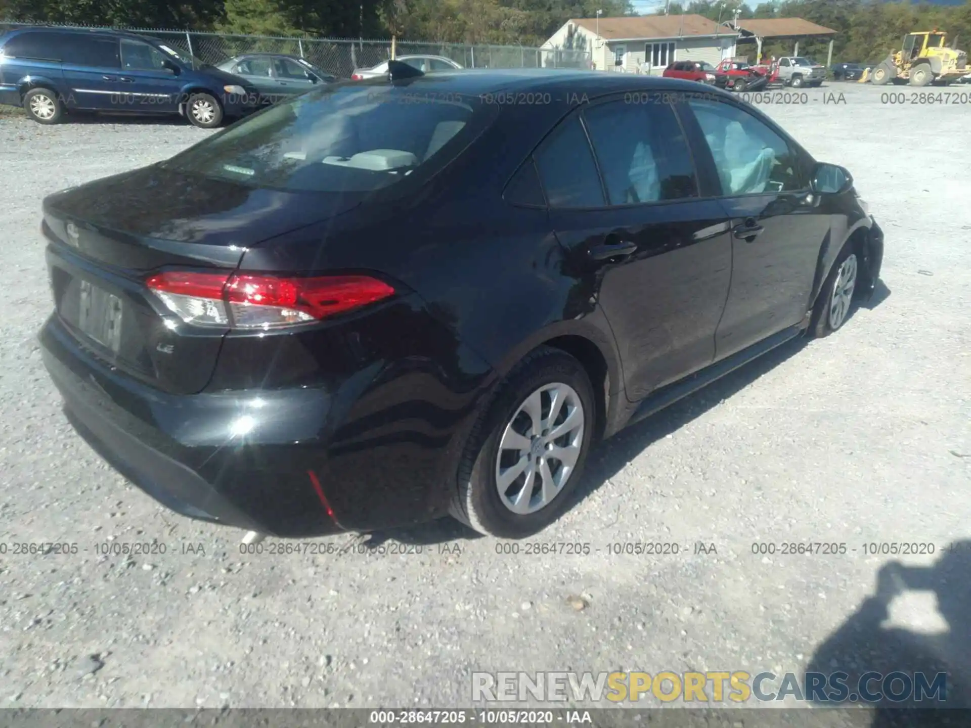 4 Photograph of a damaged car 5YFEPRAE4LP134679 TOYOTA COROLLA 2020