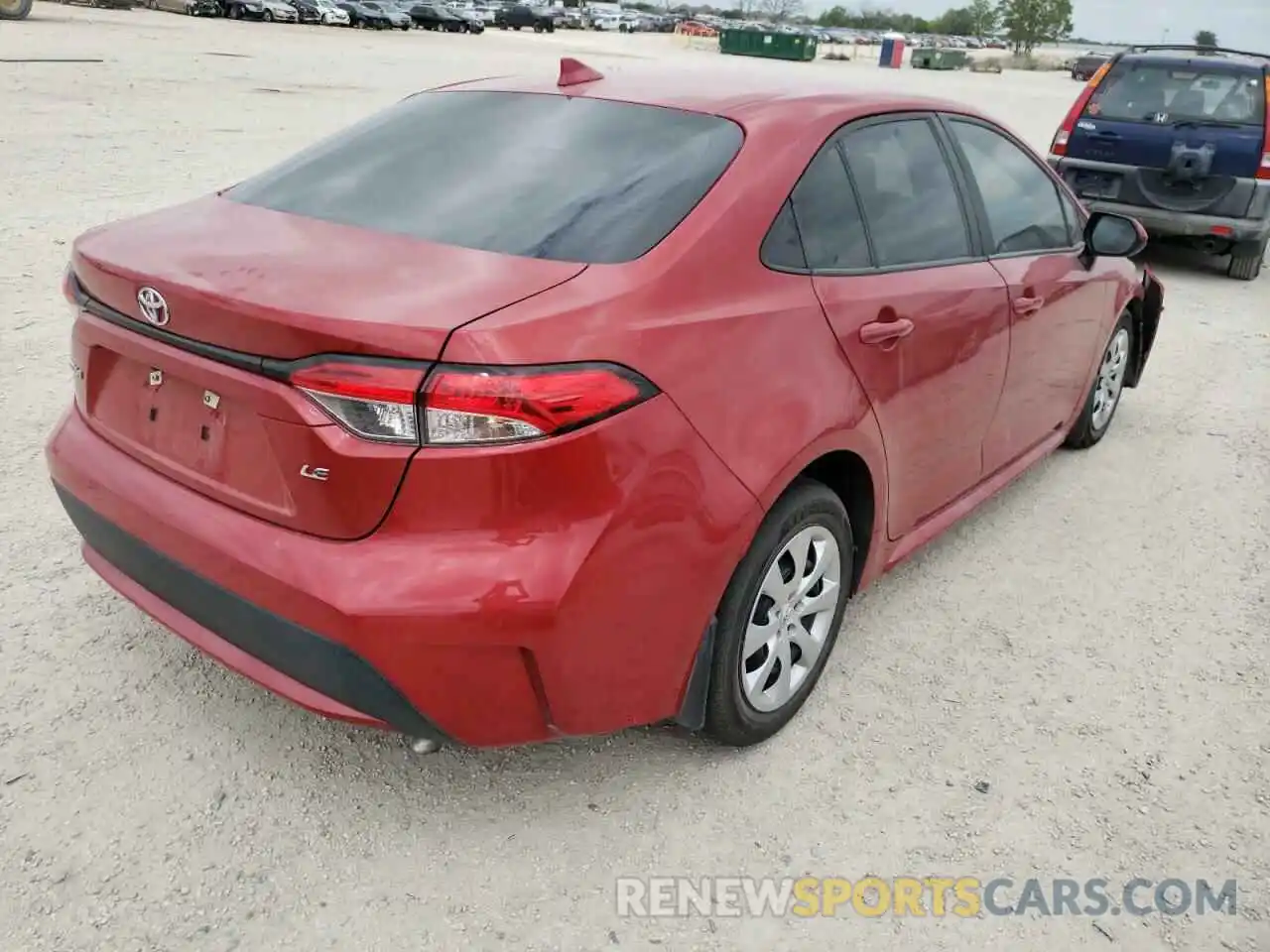 4 Photograph of a damaged car 5YFEPRAE4LP134715 TOYOTA COROLLA 2020