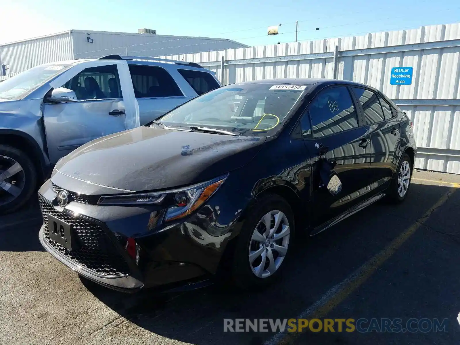 2 Photograph of a damaged car 5YFEPRAE4LP138747 TOYOTA COROLLA 2020