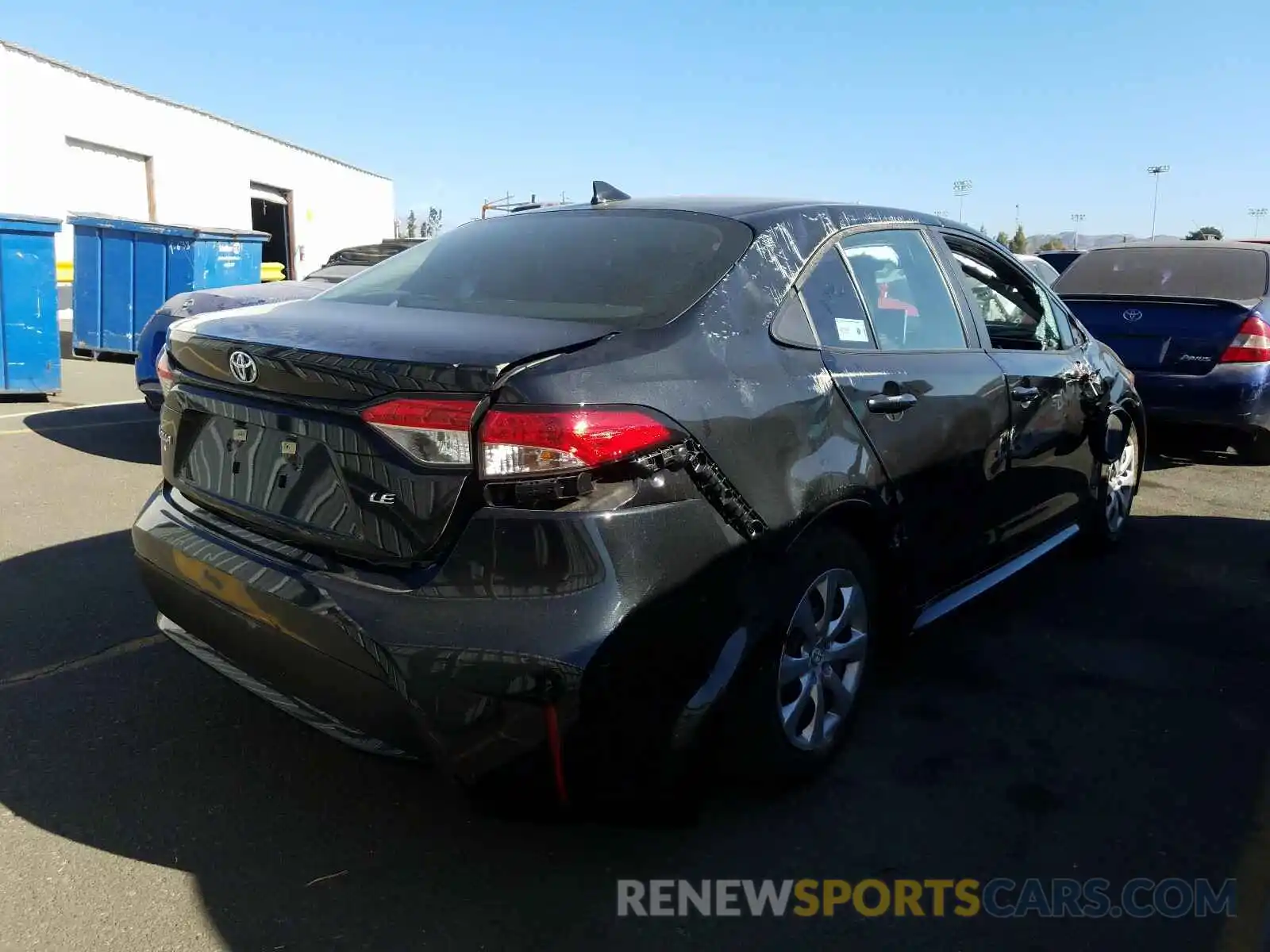 4 Photograph of a damaged car 5YFEPRAE4LP138747 TOYOTA COROLLA 2020