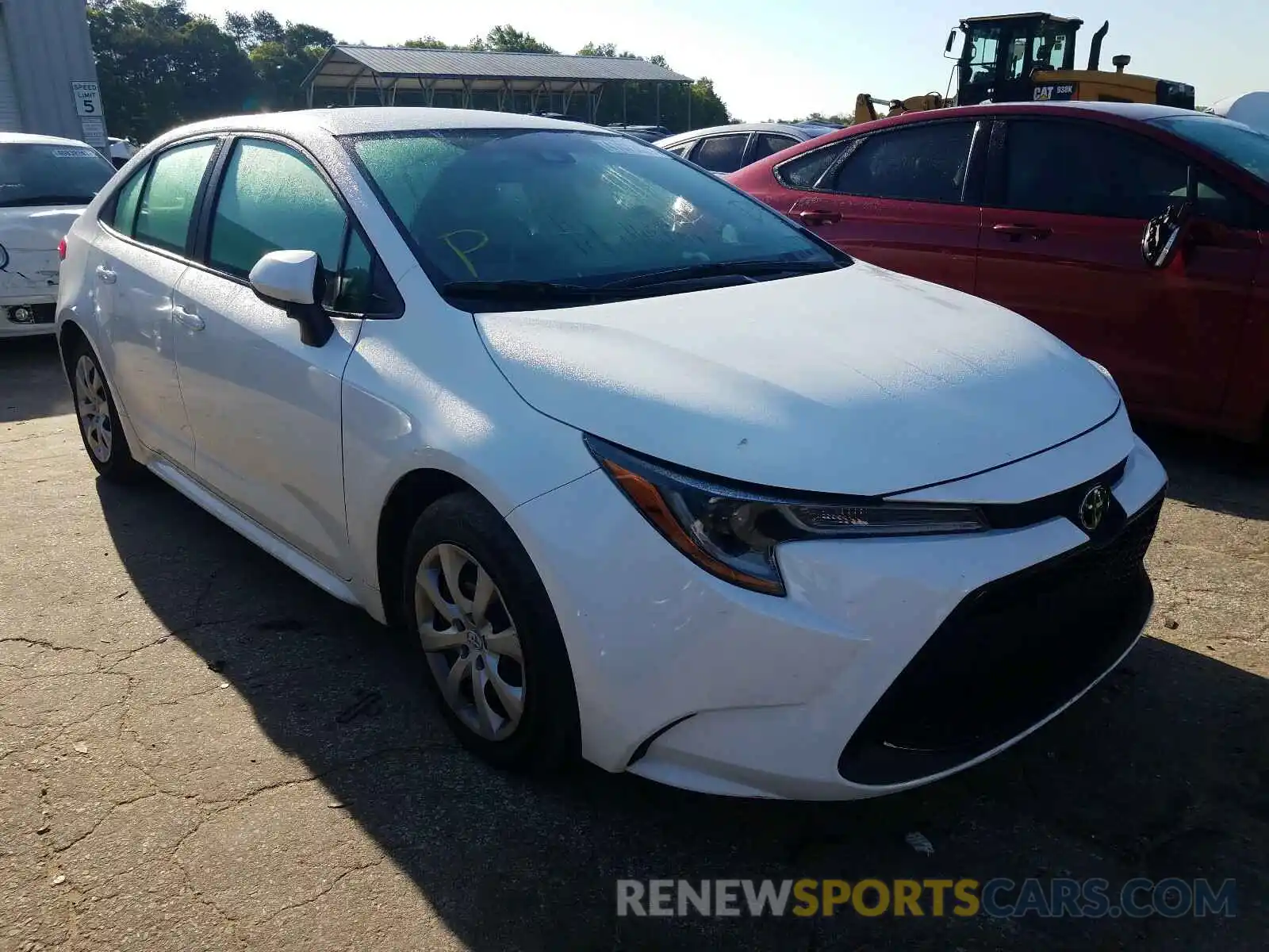 1 Photograph of a damaged car 5YFEPRAE4LP139154 TOYOTA COROLLA 2020