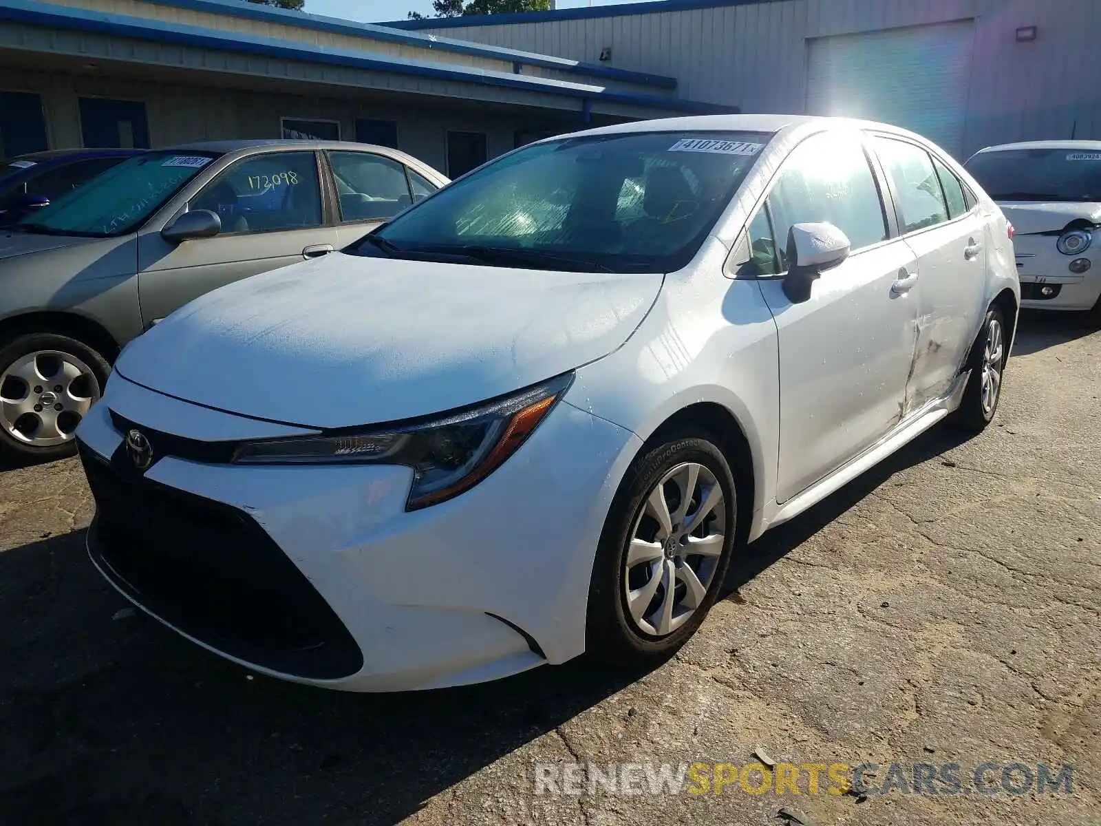 2 Photograph of a damaged car 5YFEPRAE4LP139154 TOYOTA COROLLA 2020