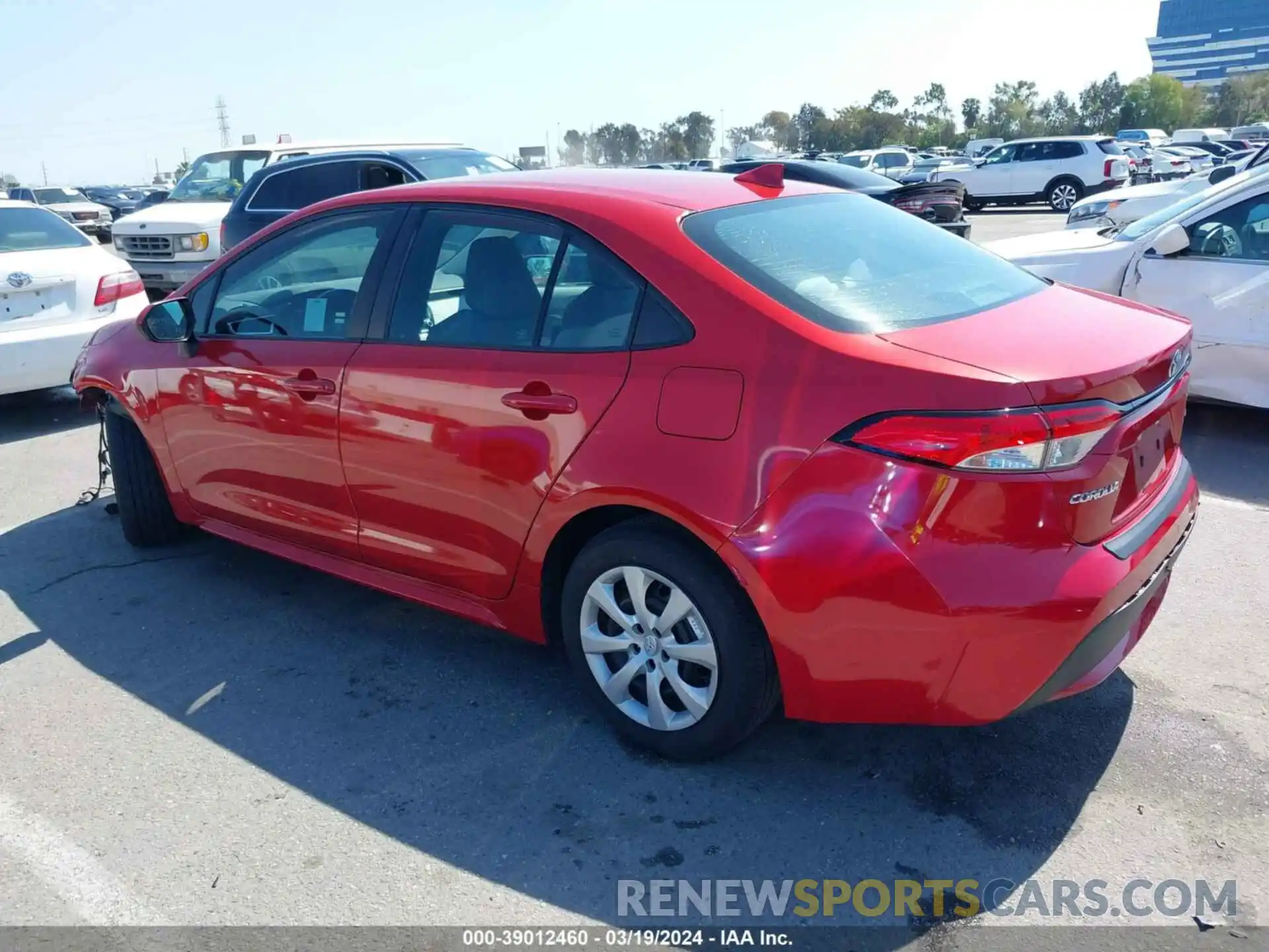 3 Photograph of a damaged car 5YFEPRAE4LP141924 TOYOTA COROLLA 2020