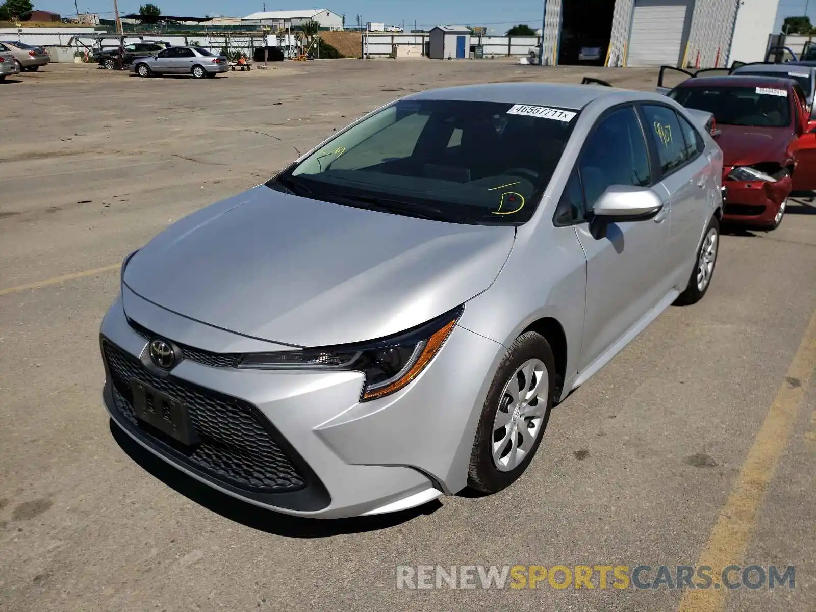 2 Photograph of a damaged car 5YFEPRAE4LP146315 TOYOTA COROLLA 2020