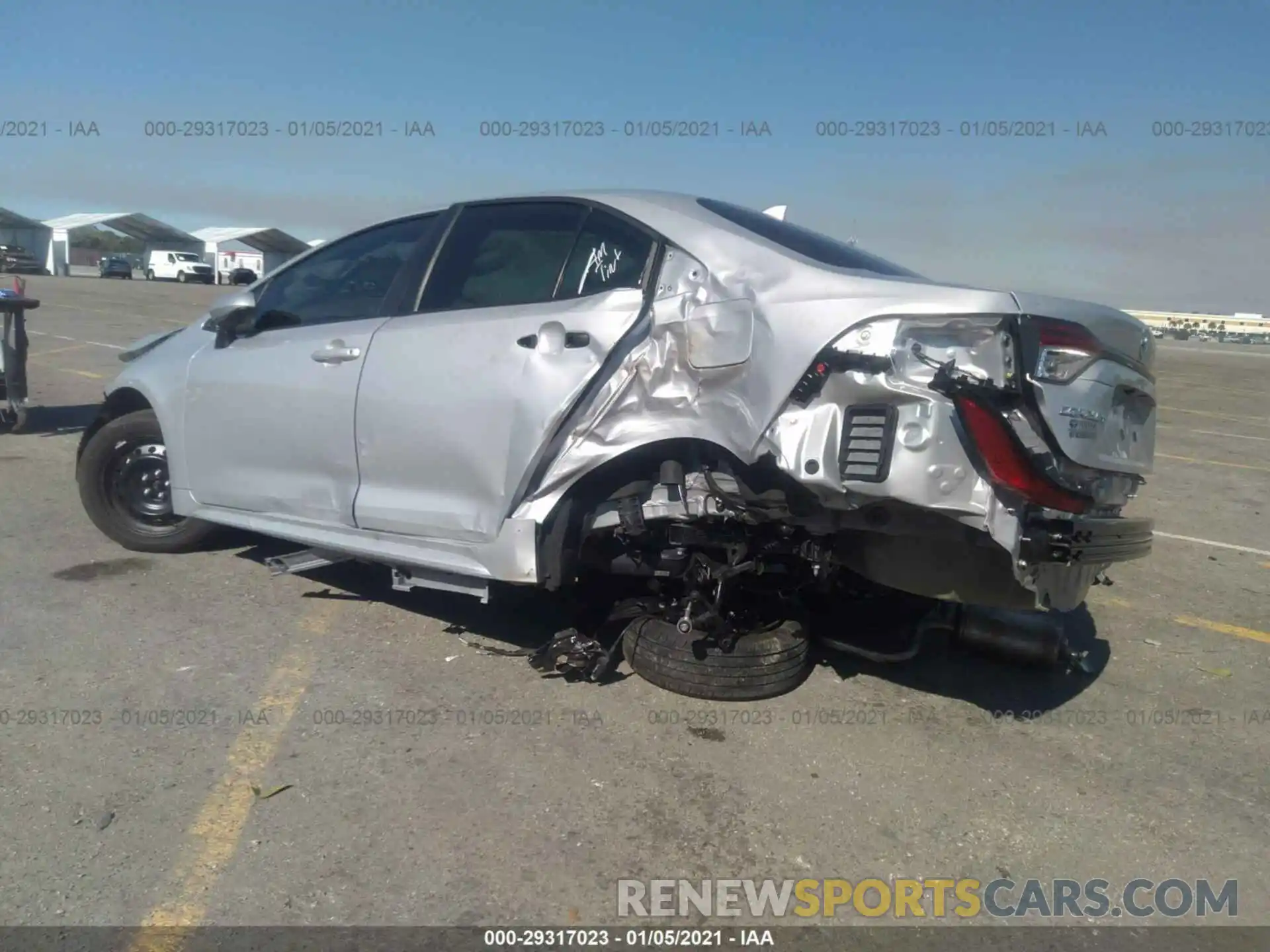3 Photograph of a damaged car 5YFEPRAE4LP146489 TOYOTA COROLLA 2020