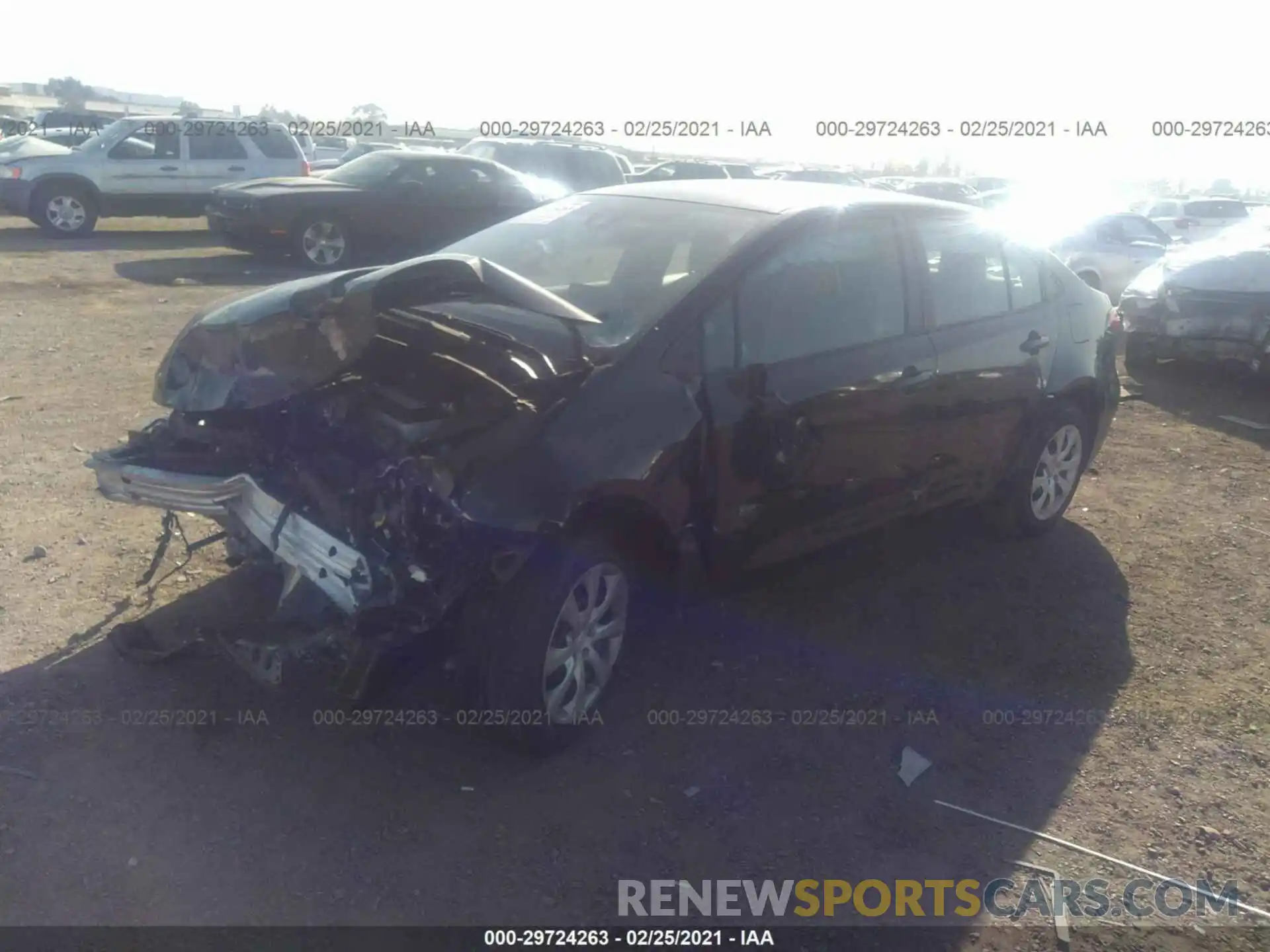 2 Photograph of a damaged car 5YFEPRAE5LP001171 TOYOTA COROLLA 2020