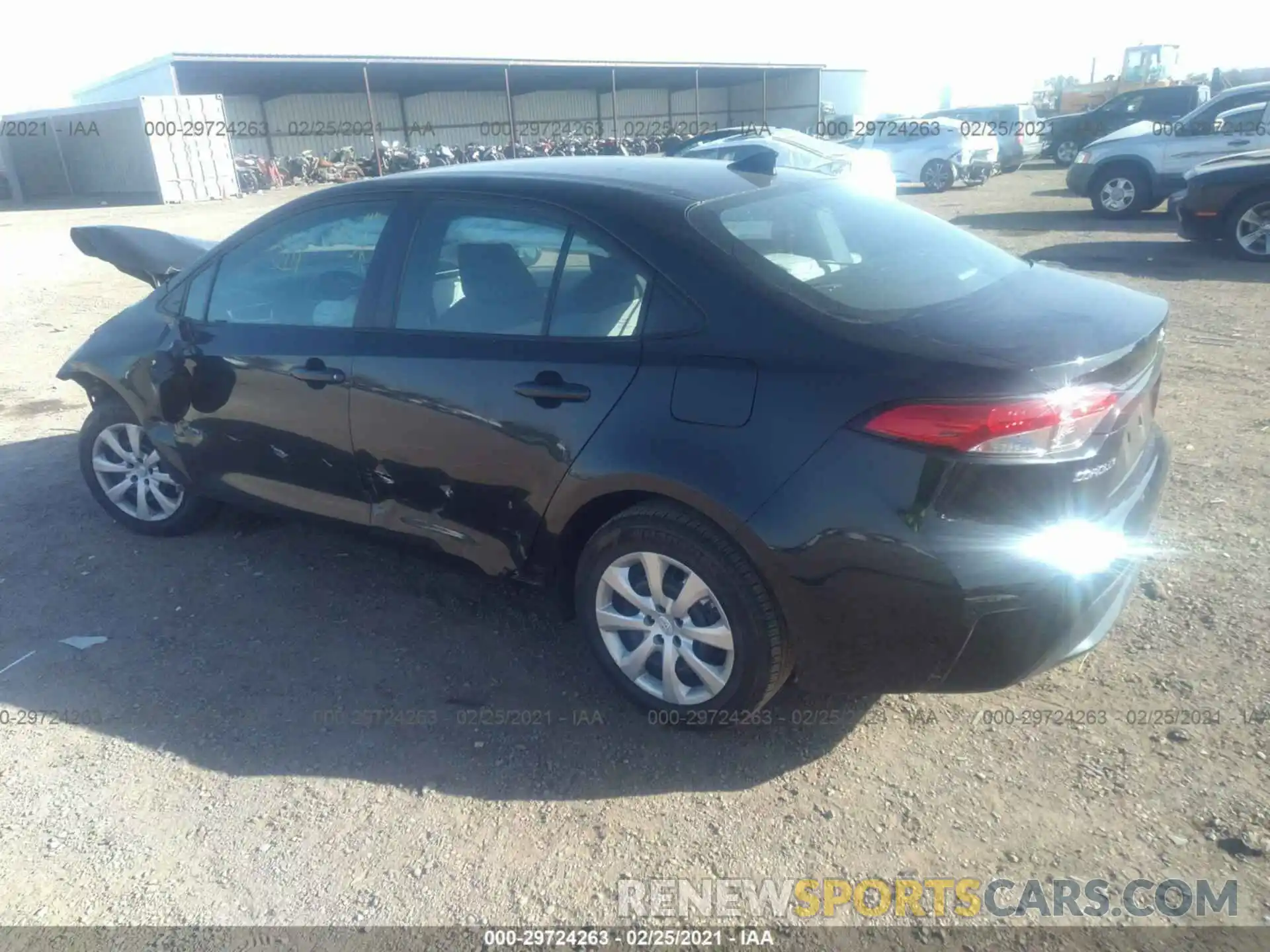 3 Photograph of a damaged car 5YFEPRAE5LP001171 TOYOTA COROLLA 2020