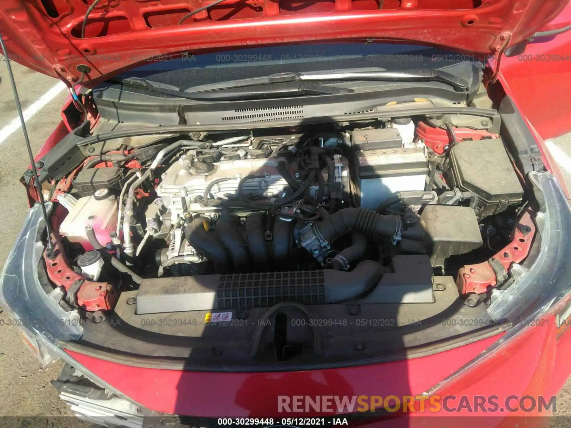 10 Photograph of a damaged car 5YFEPRAE5LP004491 TOYOTA COROLLA 2020