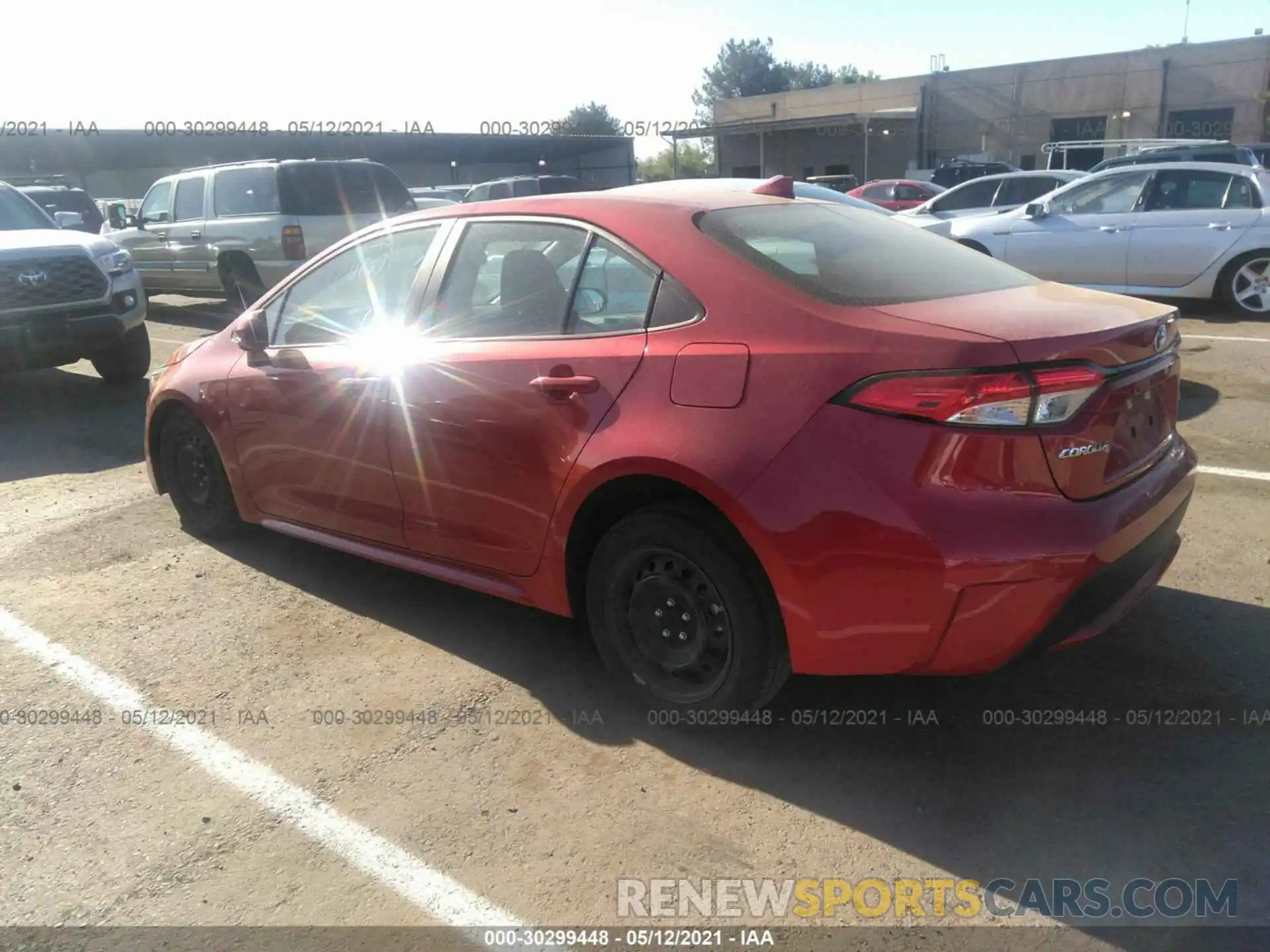 3 Photograph of a damaged car 5YFEPRAE5LP004491 TOYOTA COROLLA 2020