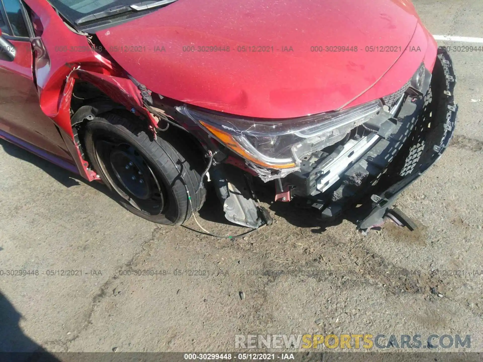 6 Photograph of a damaged car 5YFEPRAE5LP004491 TOYOTA COROLLA 2020