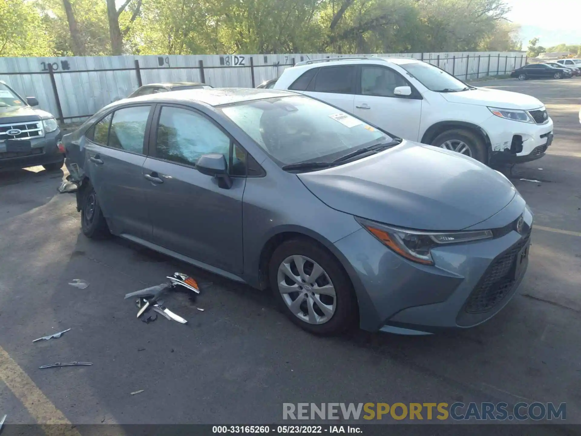 1 Photograph of a damaged car 5YFEPRAE5LP004846 TOYOTA COROLLA 2020