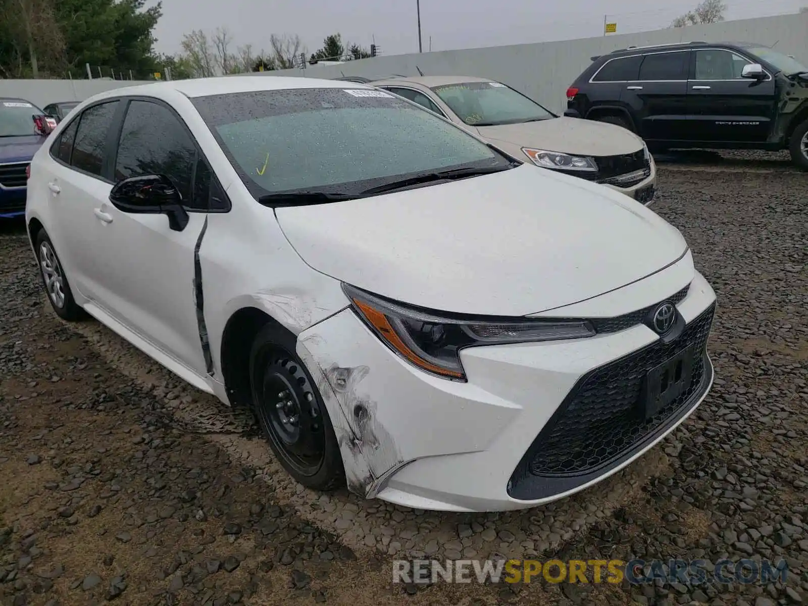 1 Photograph of a damaged car 5YFEPRAE5LP005091 TOYOTA COROLLA 2020