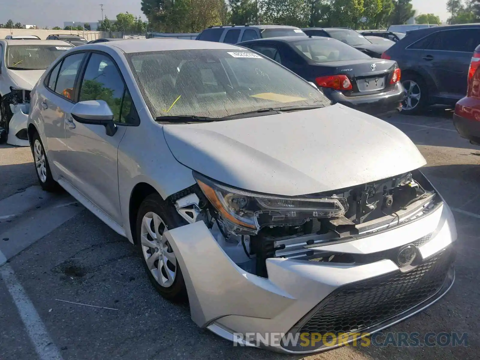 1 Photograph of a damaged car 5YFEPRAE5LP005155 TOYOTA COROLLA 2020